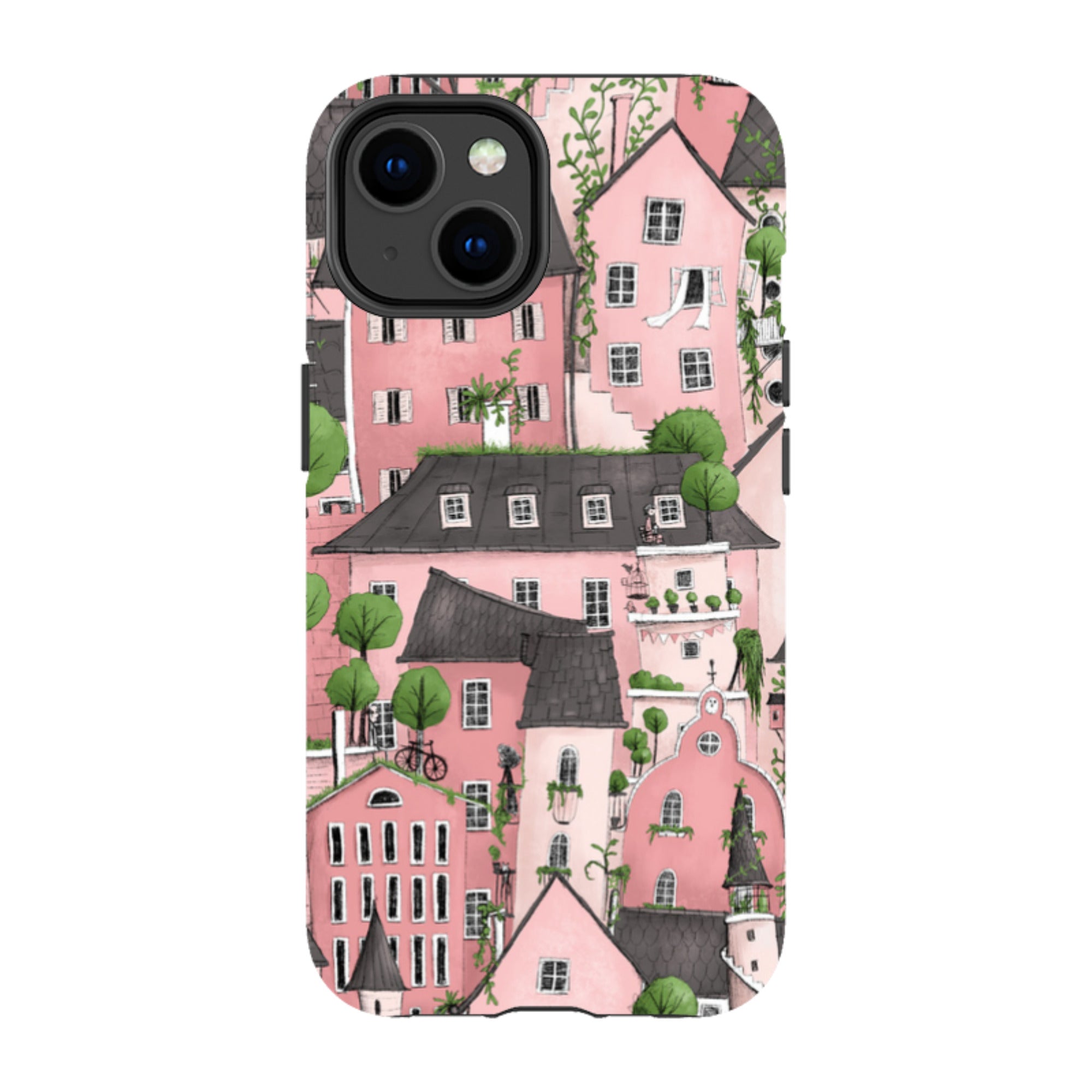 iPhone Tough Case - Pink City By Maja Lindberg