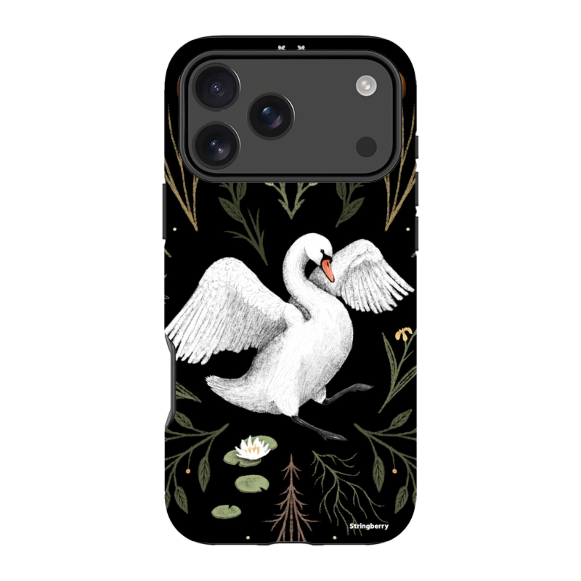 iPhone MagSafe Tough Case -  Swan By Anna Stead