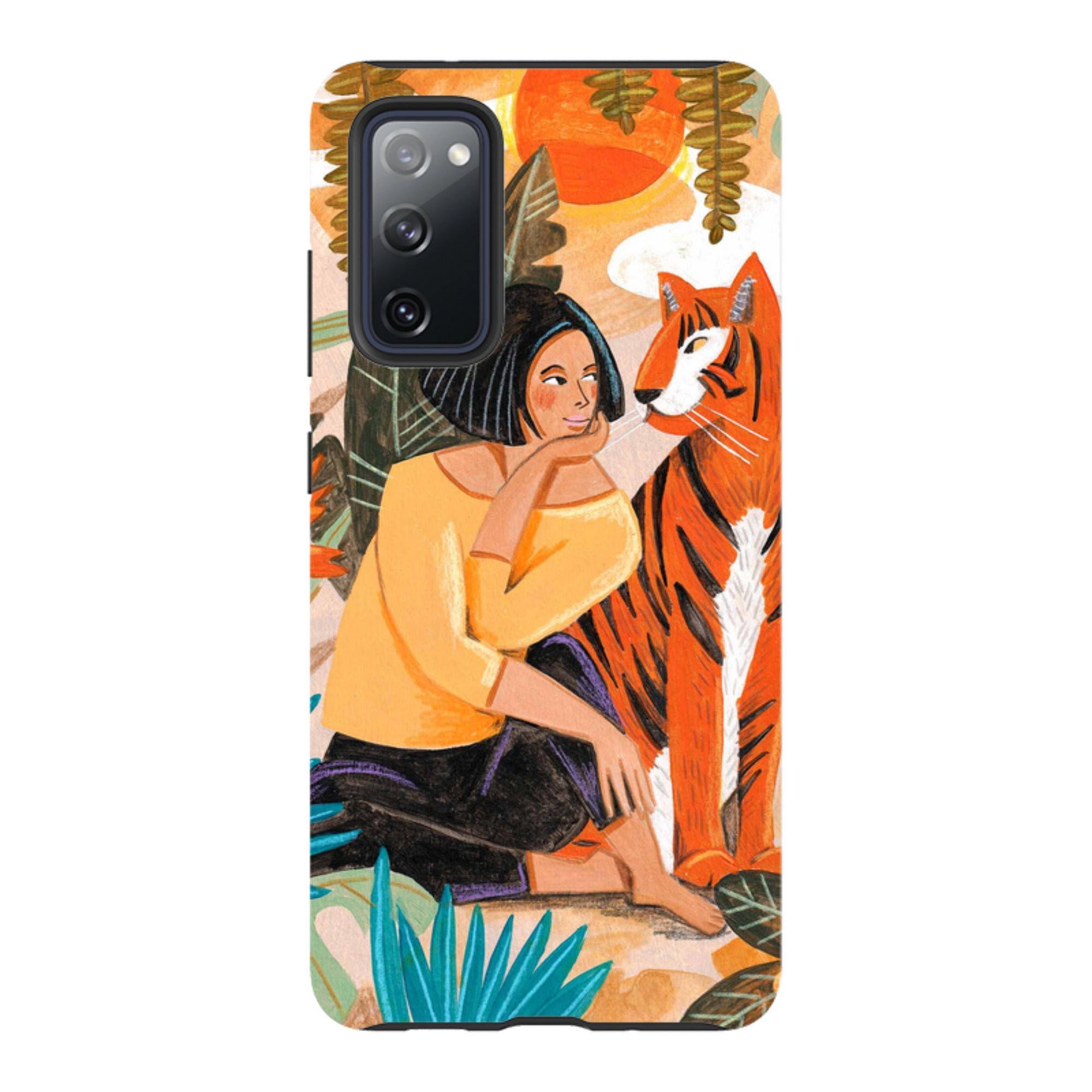 Samsung Tough Case - Hello Tiger By Caroline Bonne Muller