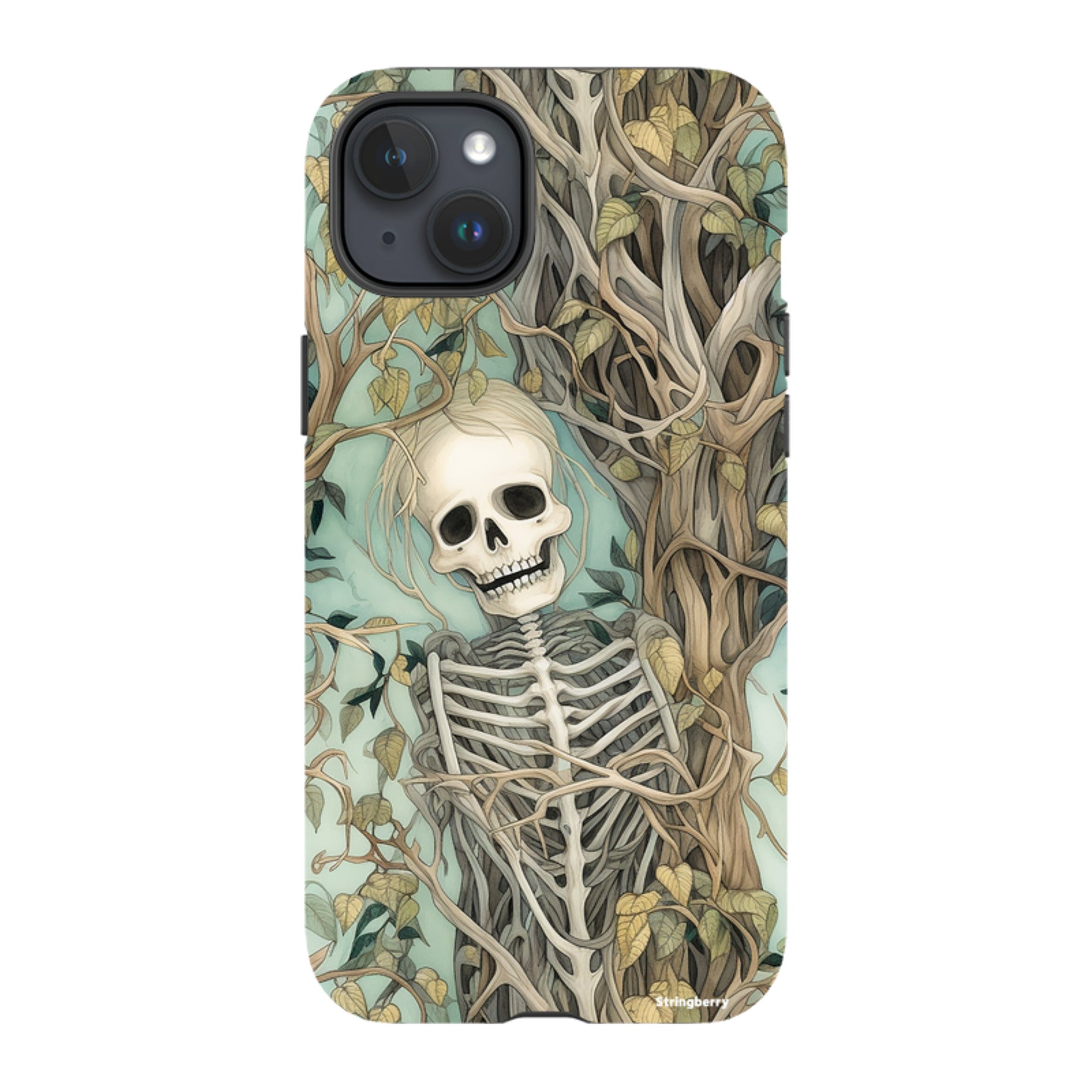 iPhone Tough Case - Skeletal Floral