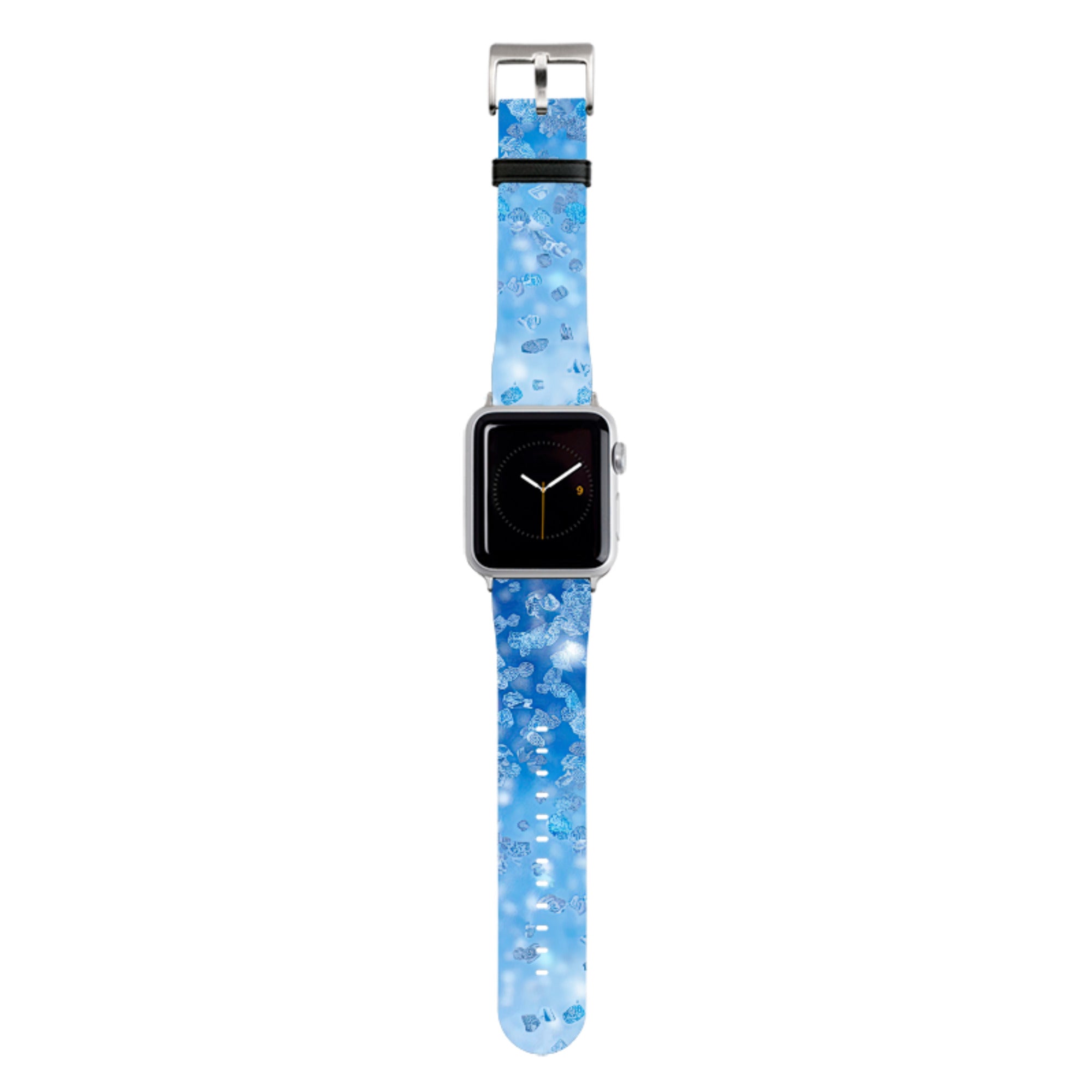 Blue Glitter Apple Watch Strap