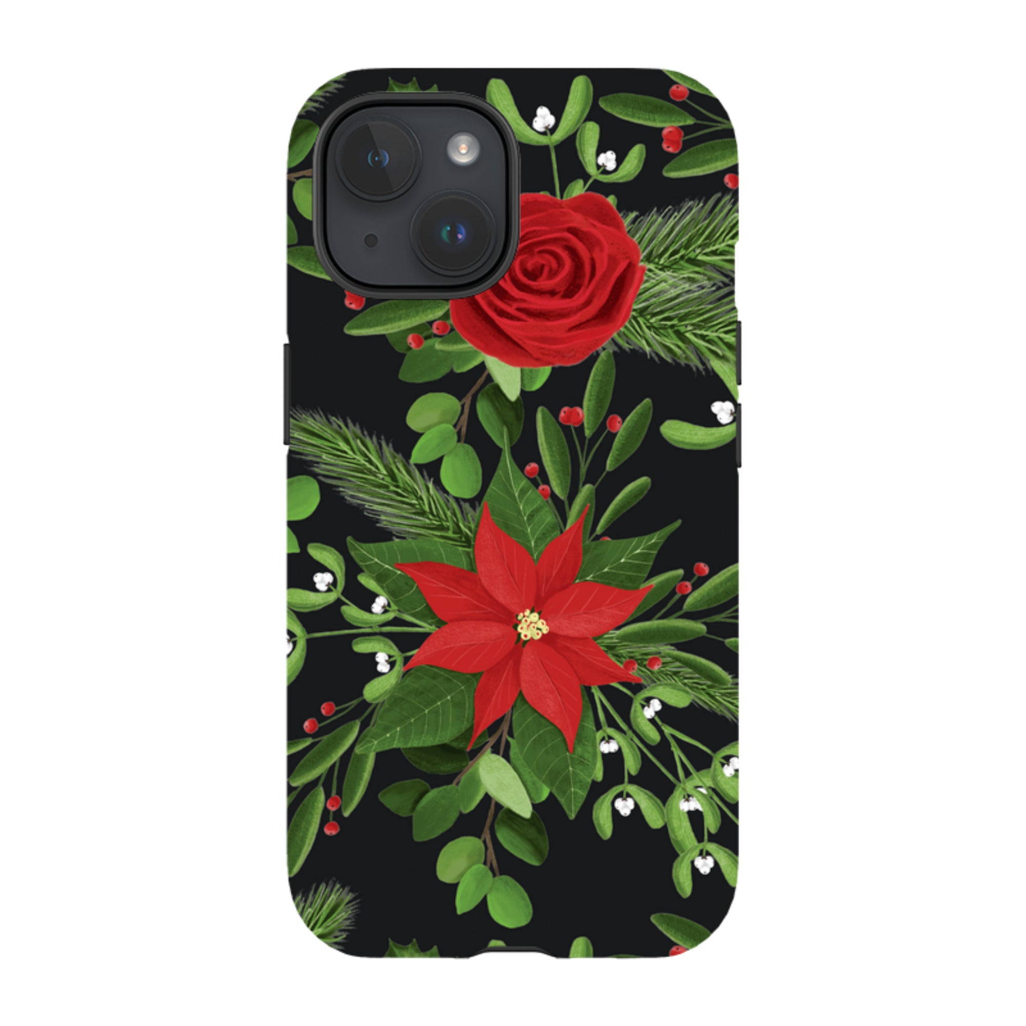iPhone Tough Case - Black White Plaid By Abby Jacobs