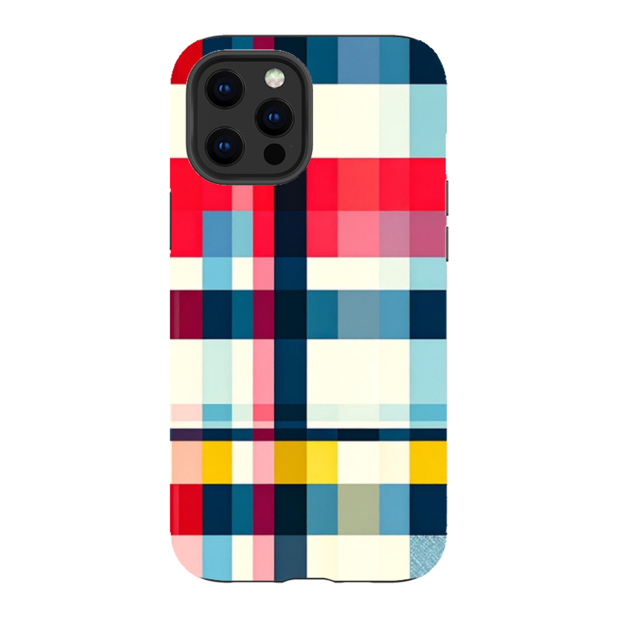 iPhone Tough Case - Cancun Gingham