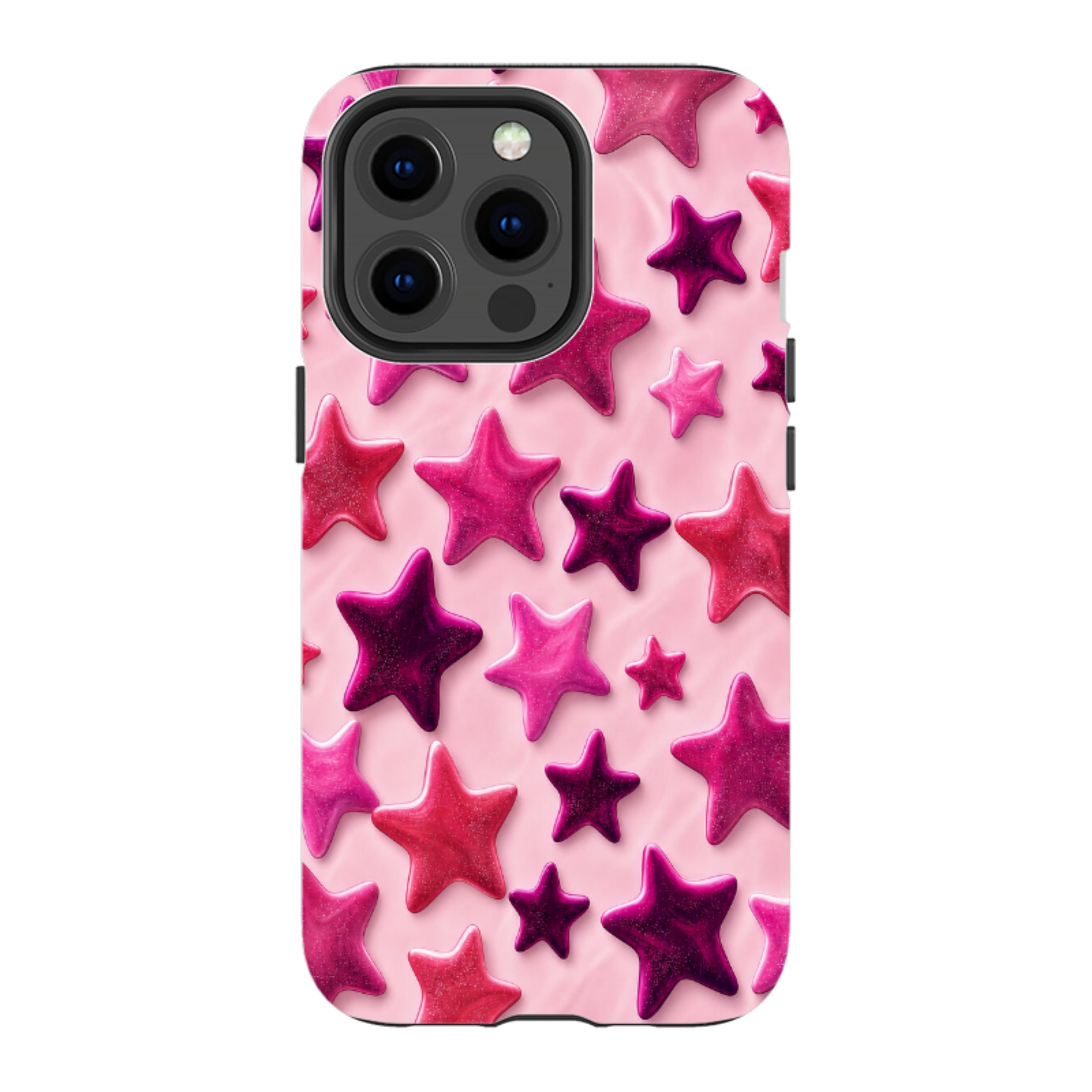 iPhone Tough Case - Fuchsia Star