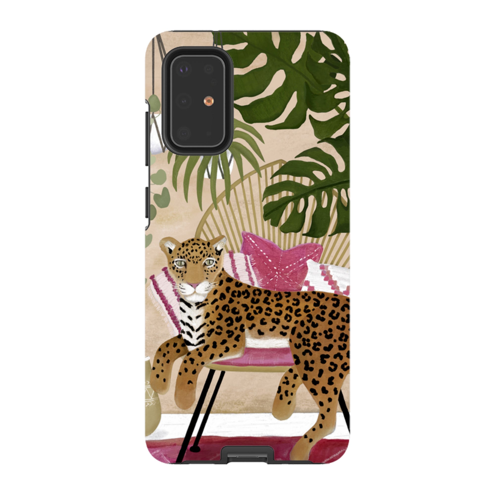 Samsung Tough Case - Boho Leopard Cream By Bex Parkin