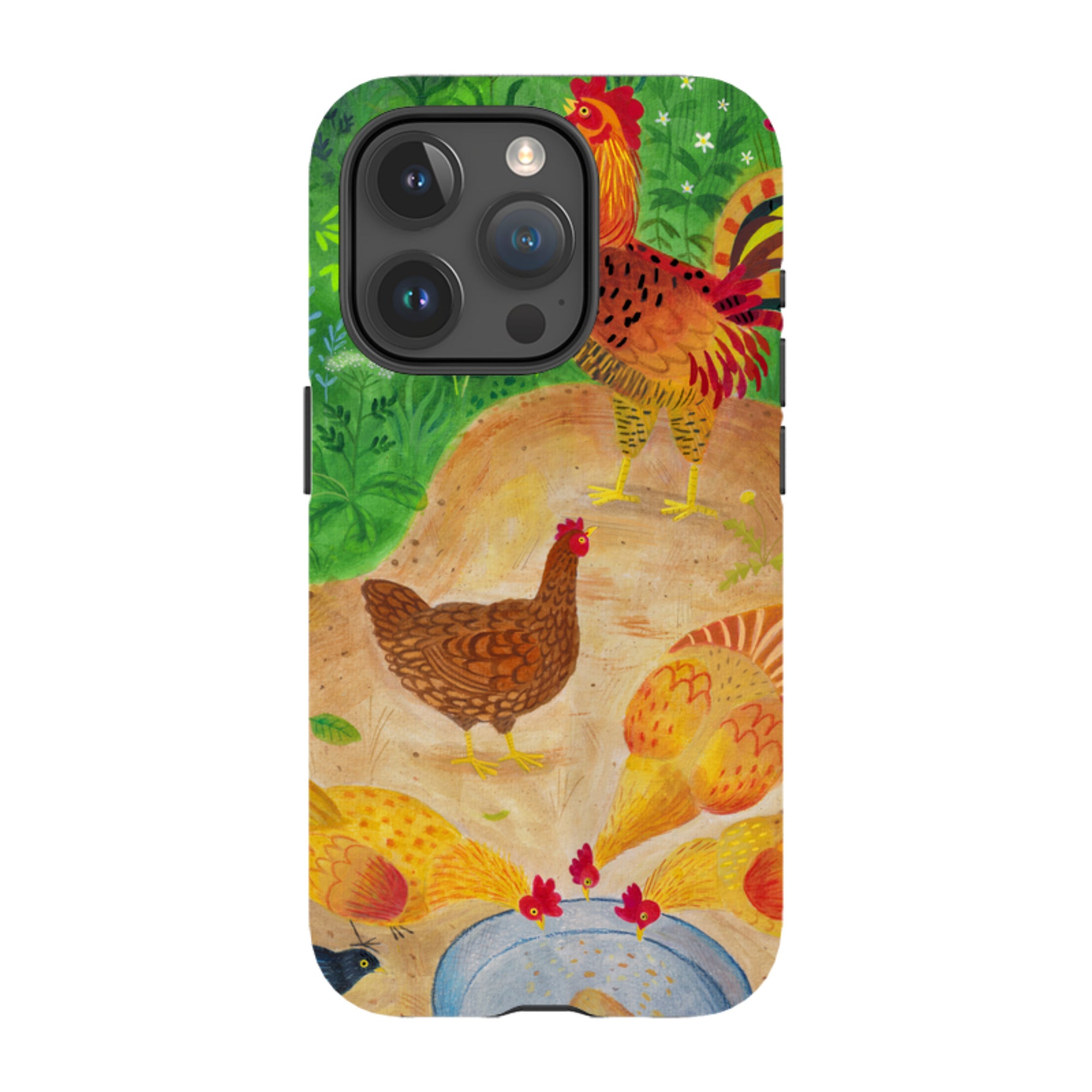 iPhone MagSafe Tough Case - Chickens By Bex Parkin
