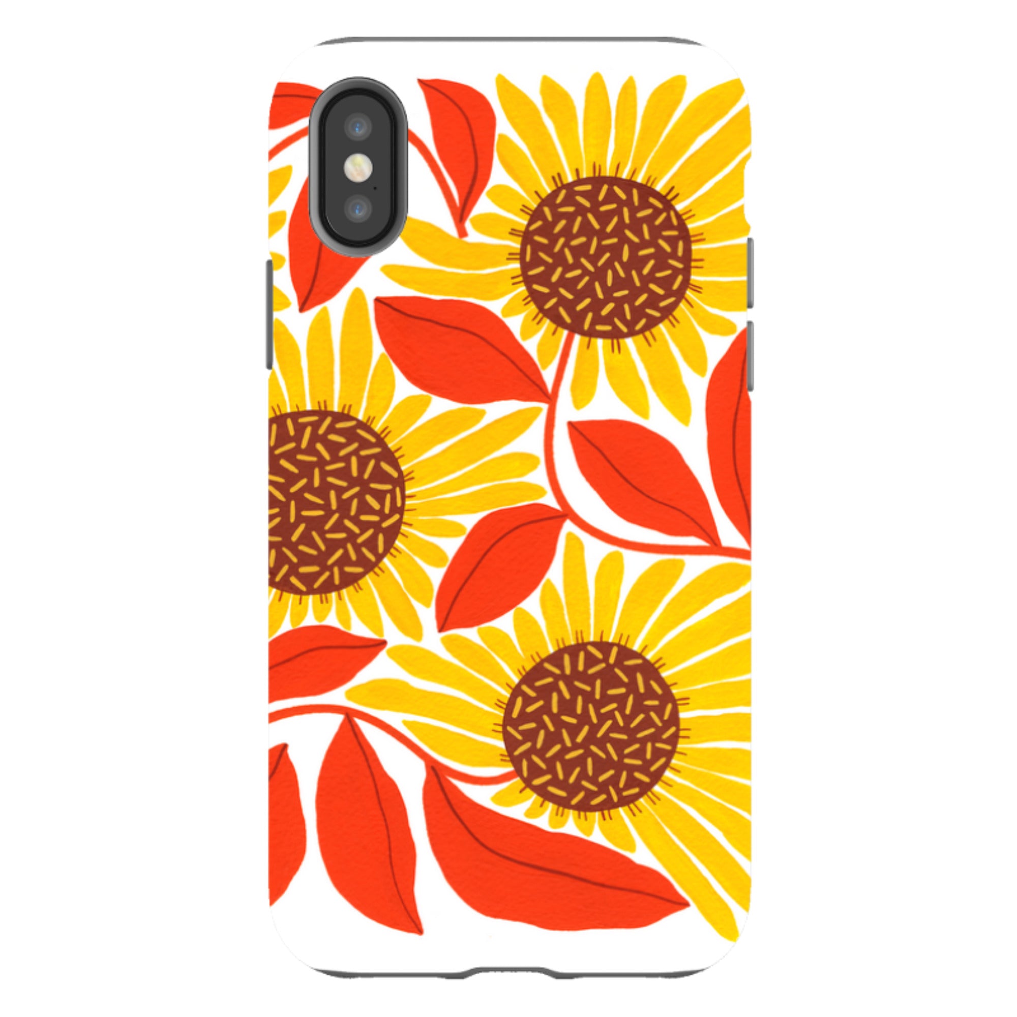 iPhone Tough Case - Sunflower By Madalina Andronic
