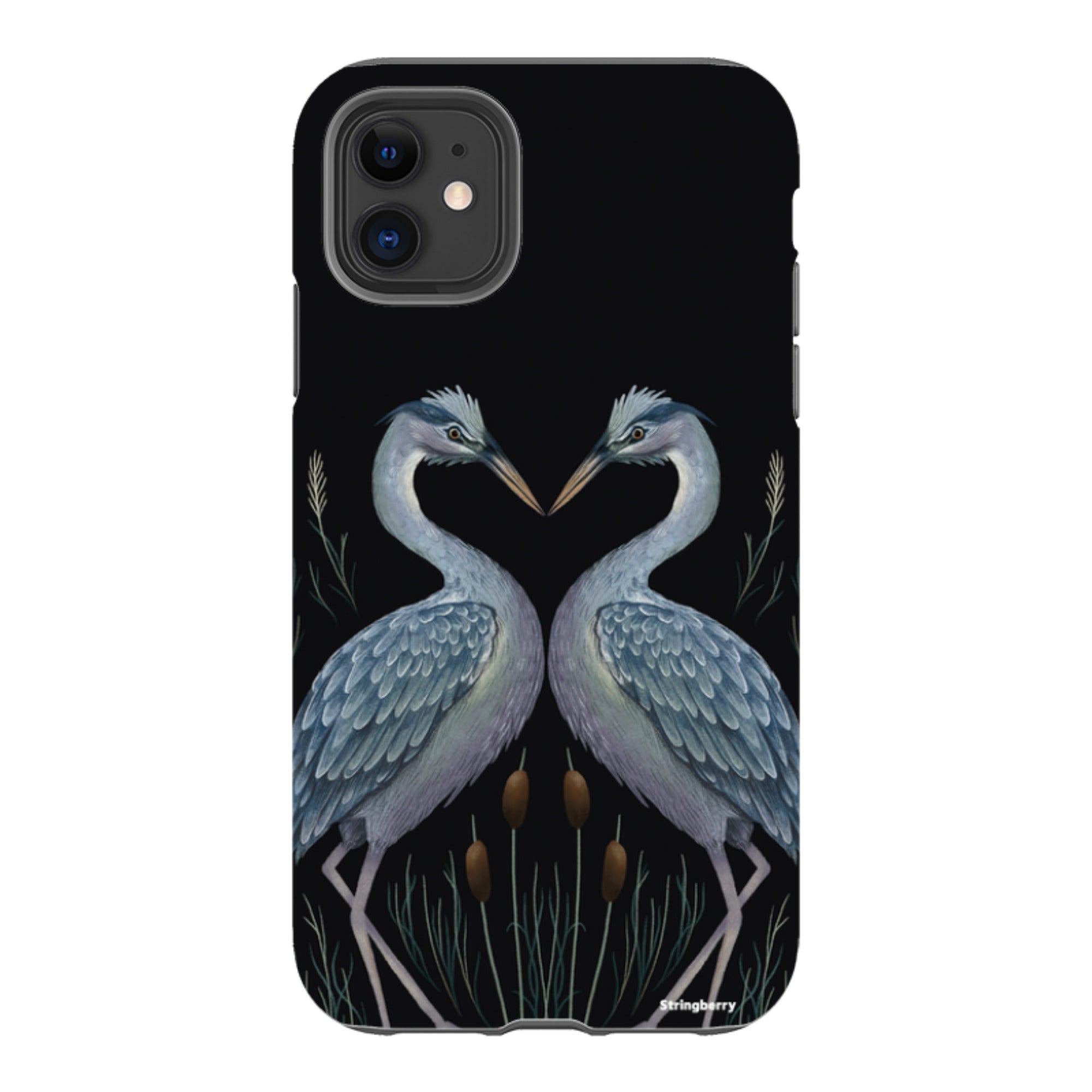 iPhone Tough Case - Heron Pair By Anna Stead