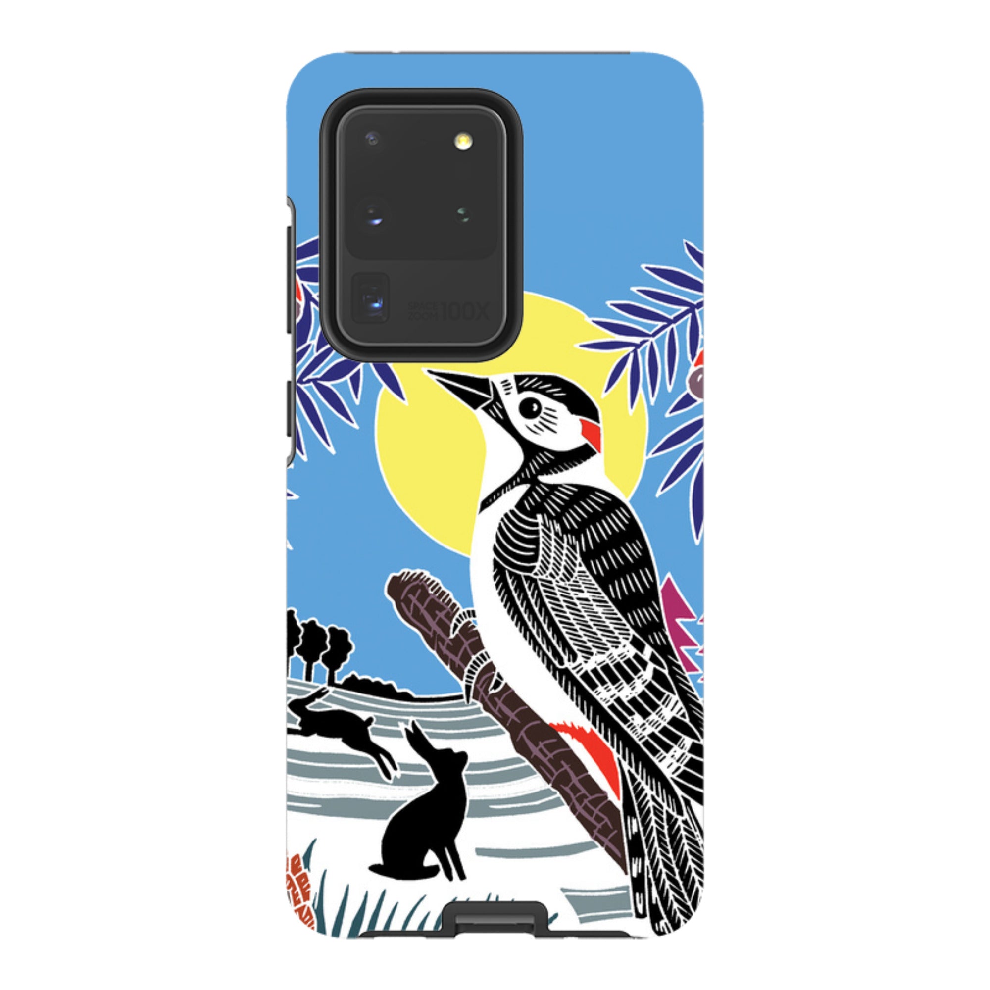 Samsung Tough Case - Woodpecker Yellow By Kate Heiss