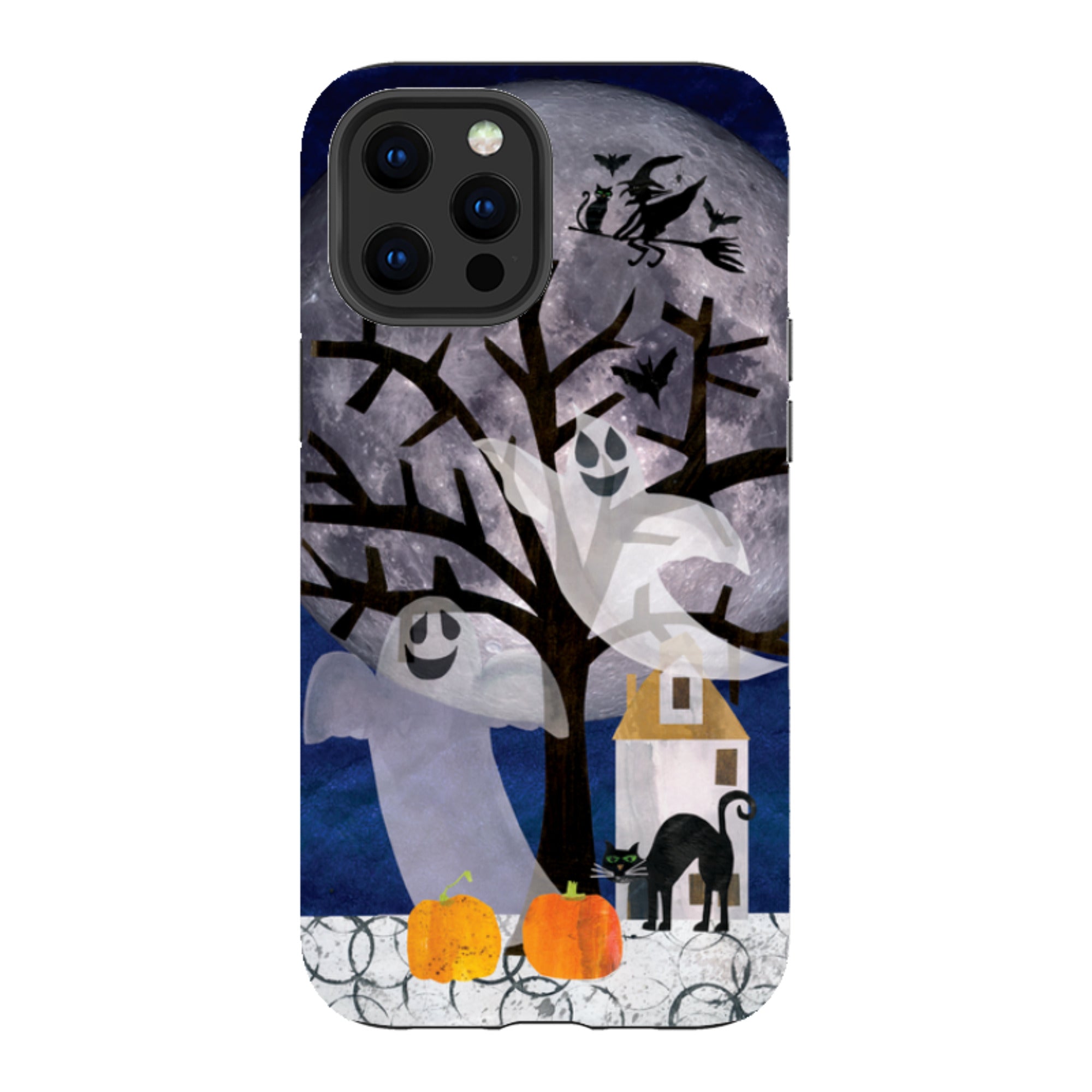 iPhone Tough Case - Halloween Moon By Tracey English