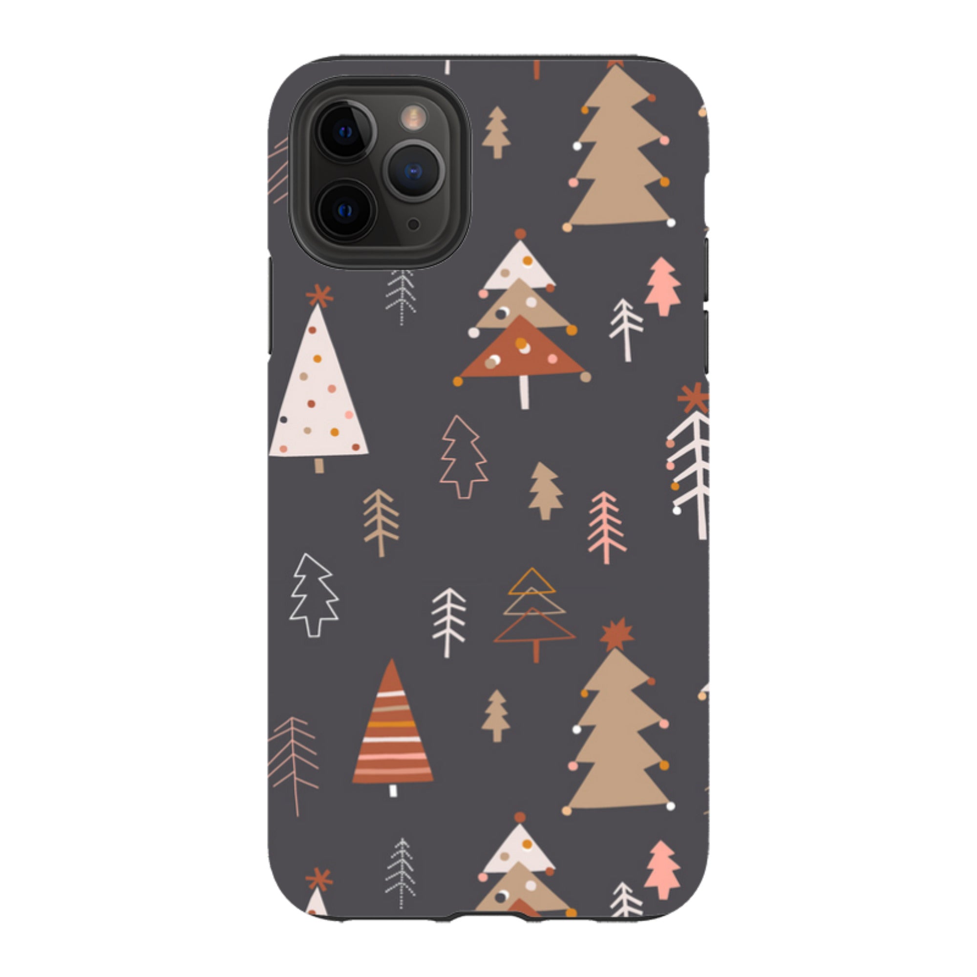 iPhone Tough Case - Dark Xmas Trees