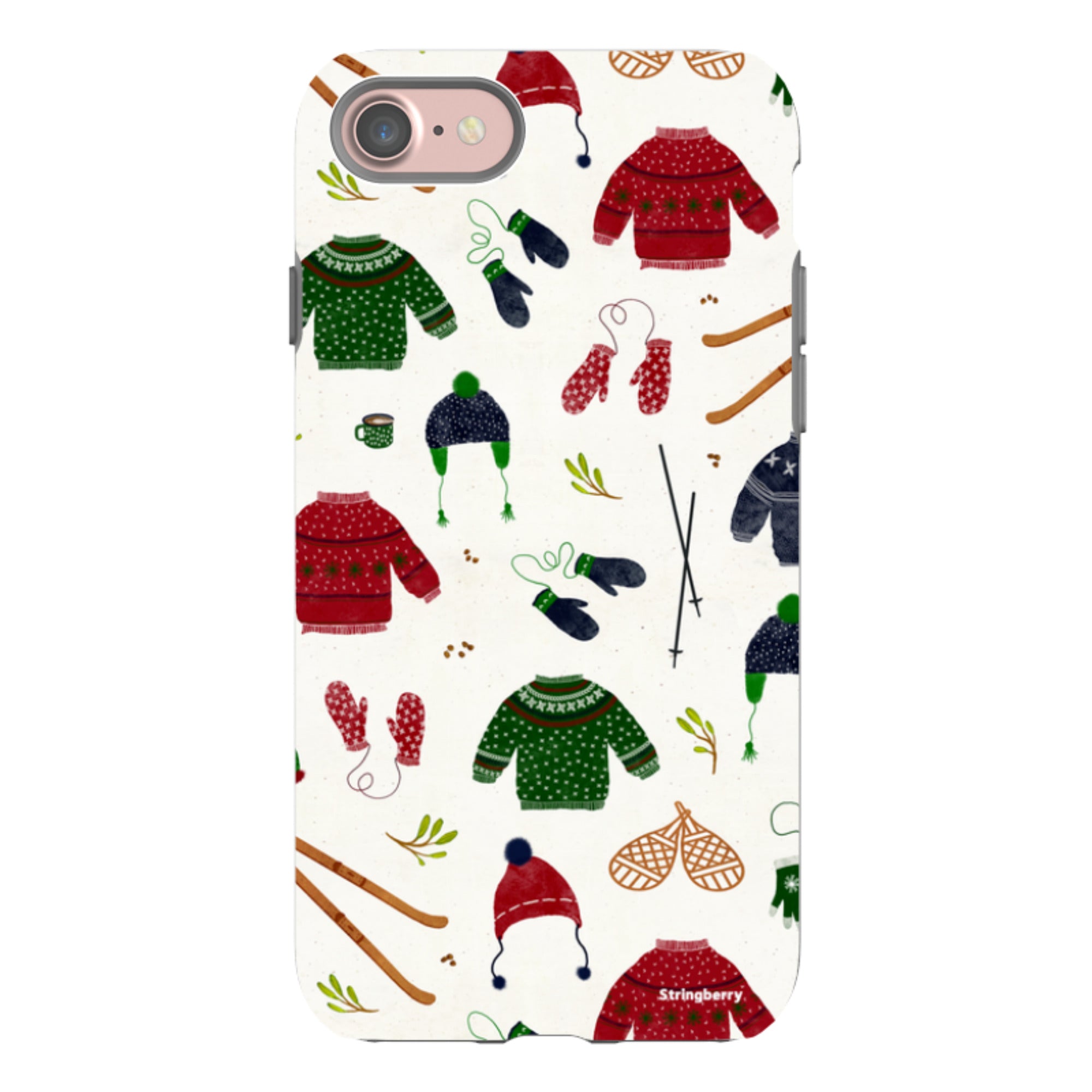 iPhone Tough Case - Winter Clothes By Katherine Quinn