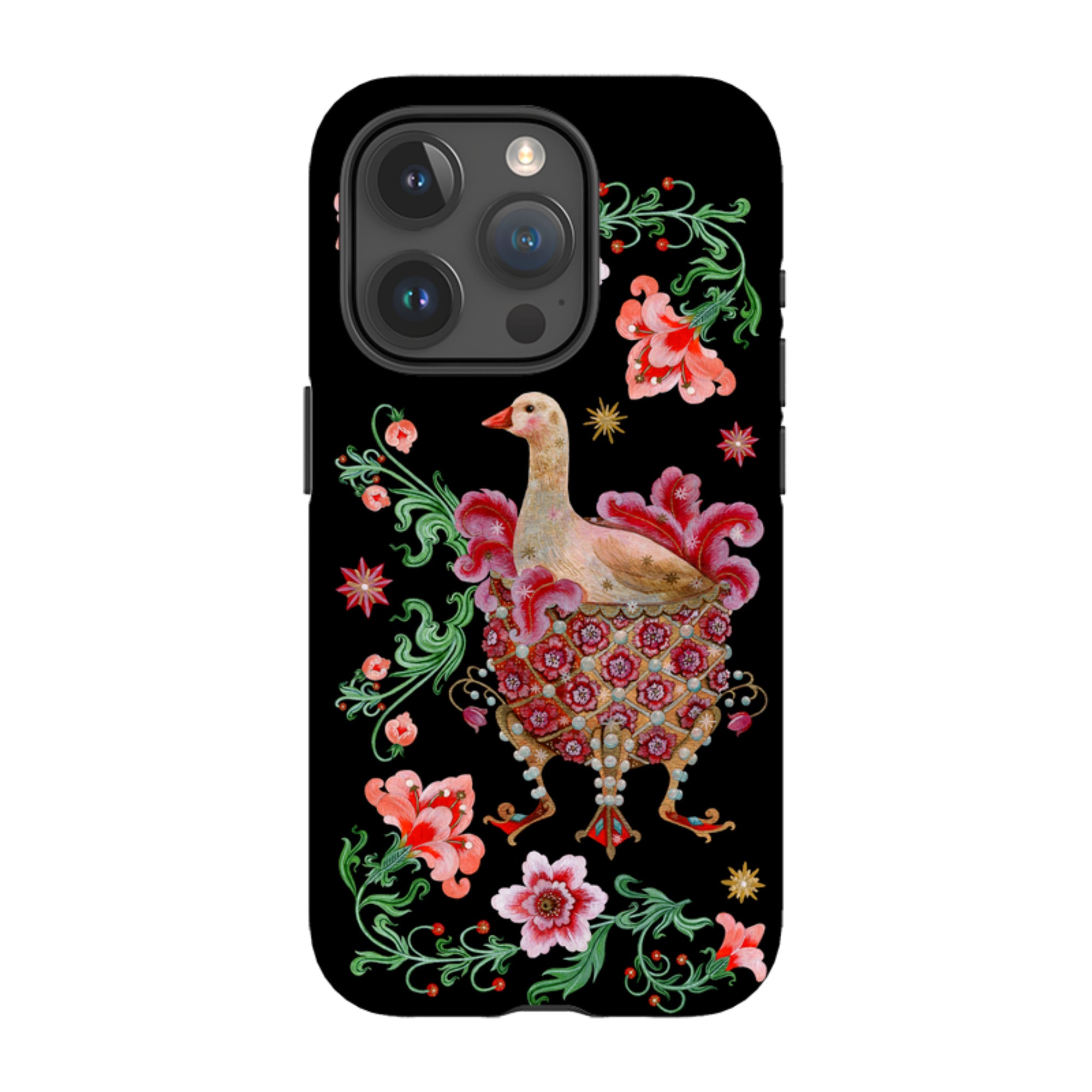 iPhone Tough  Case - Six Geese A Laying By Maria Matos