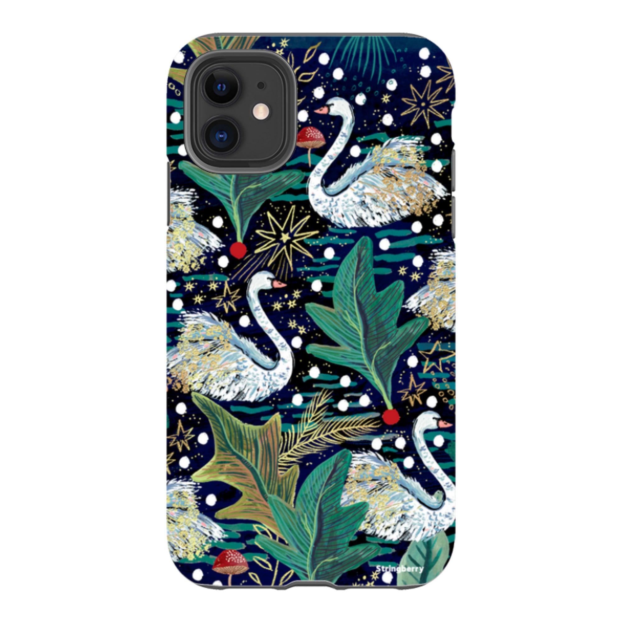 iPhone Tough Case - Swan By Emma Frances Grant