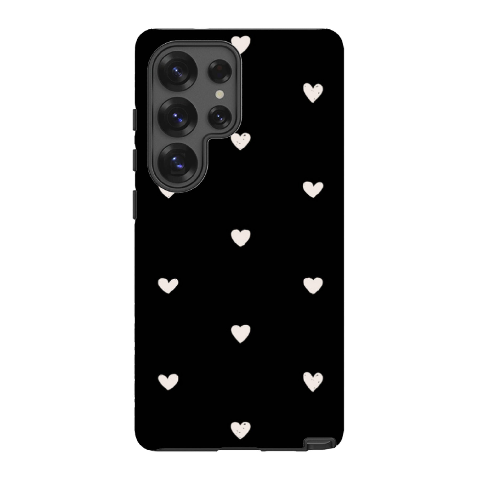 Samsung Tough Case - Hearts Black