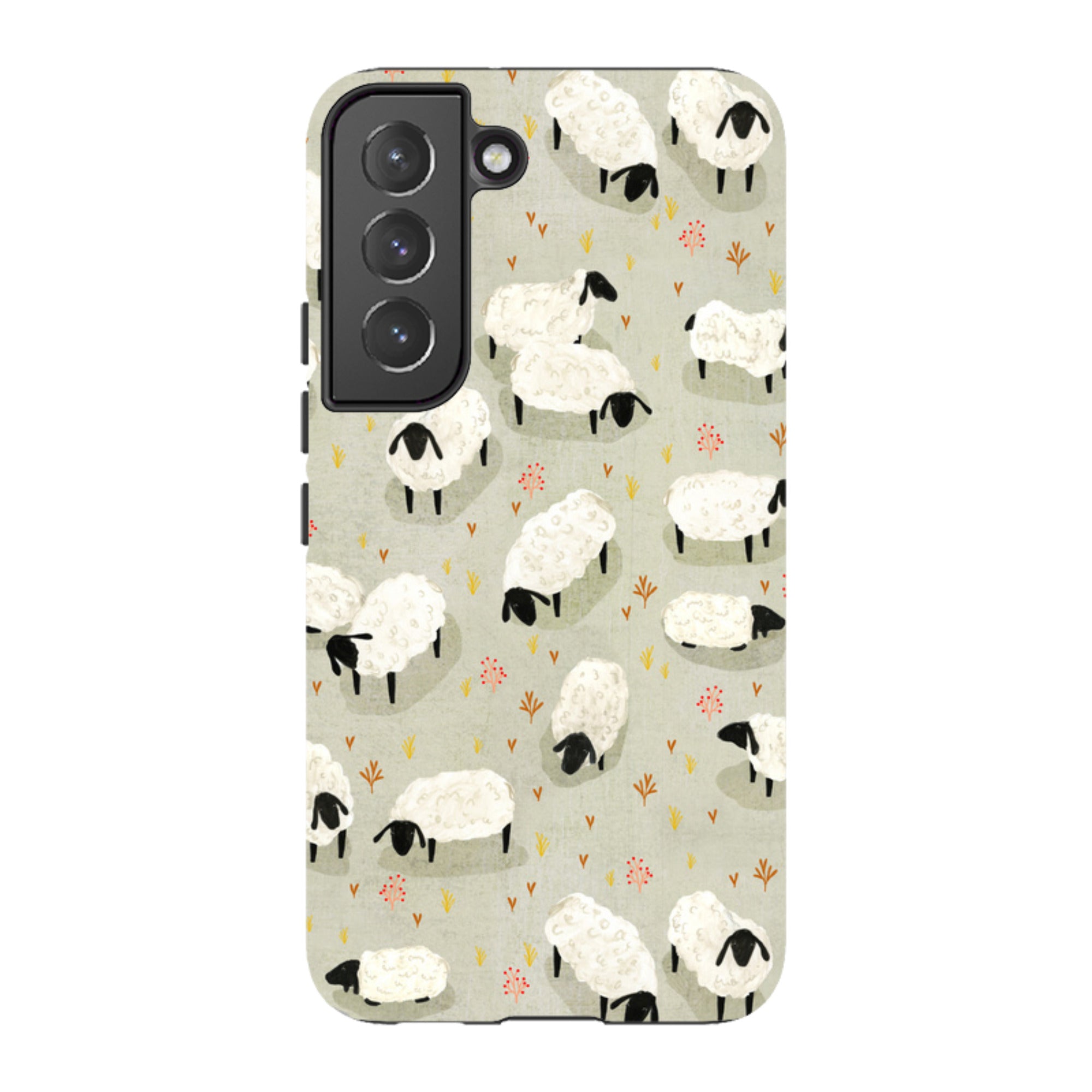 Samsung Tough Case - Sheep Grey By Katherine Quinn