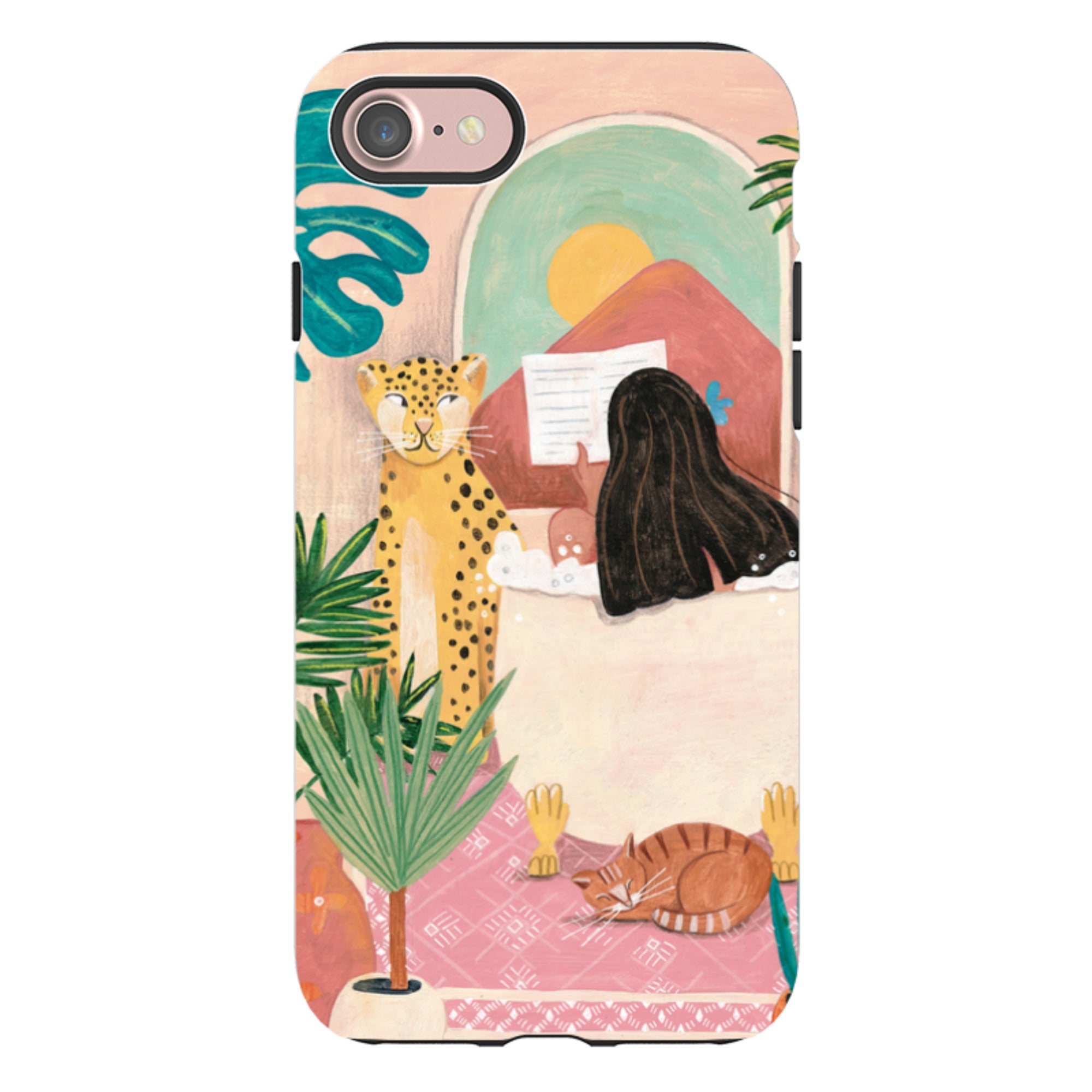 iPhone Tough Case - Bath Time By Caroline Bonne Muller
