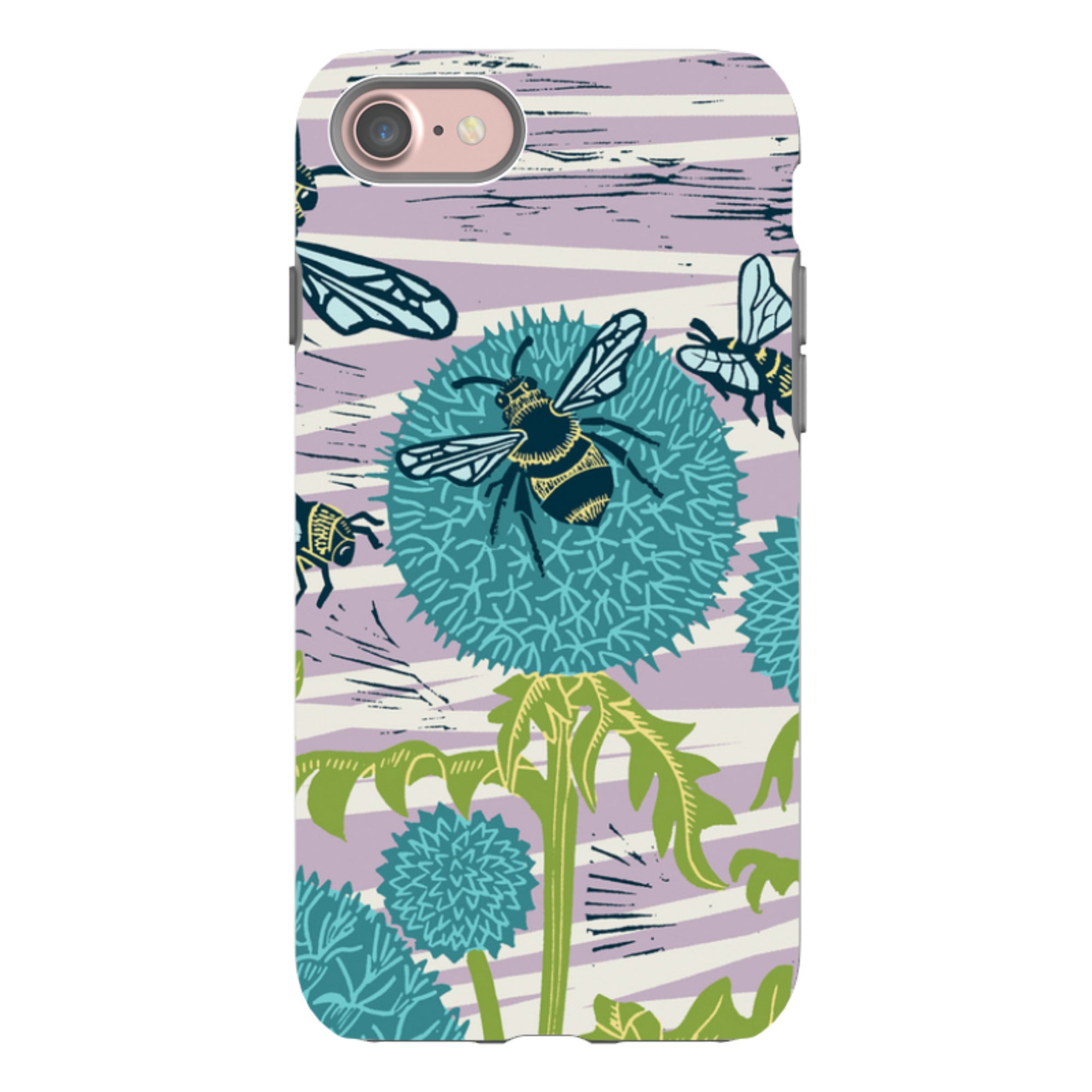 iPhone Tough Case - Pollinating Bees By Kate Heiss