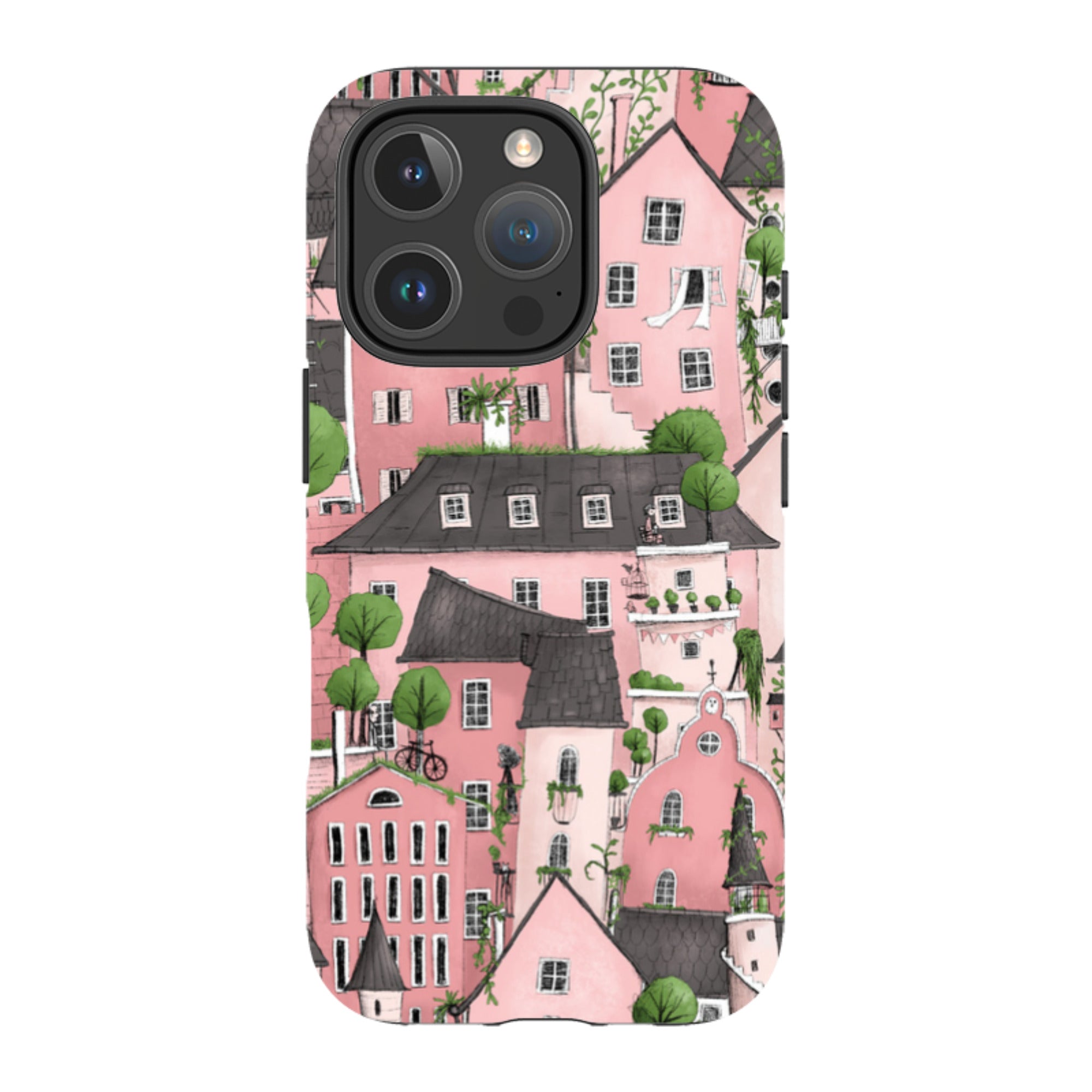 iPhone Tough Case - Pink City By Maja Lindberg