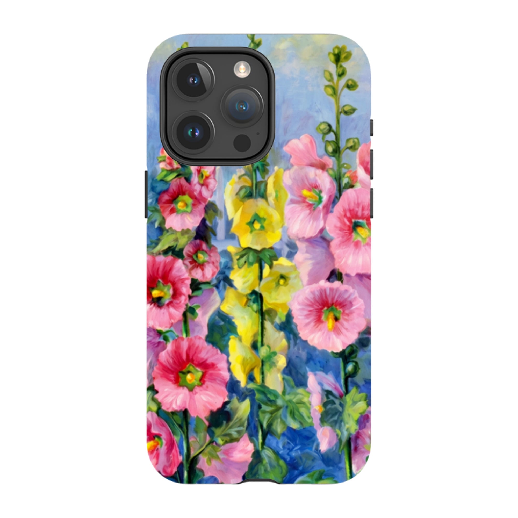iPhone MagSafe Tough Case - Hollyhock Garden