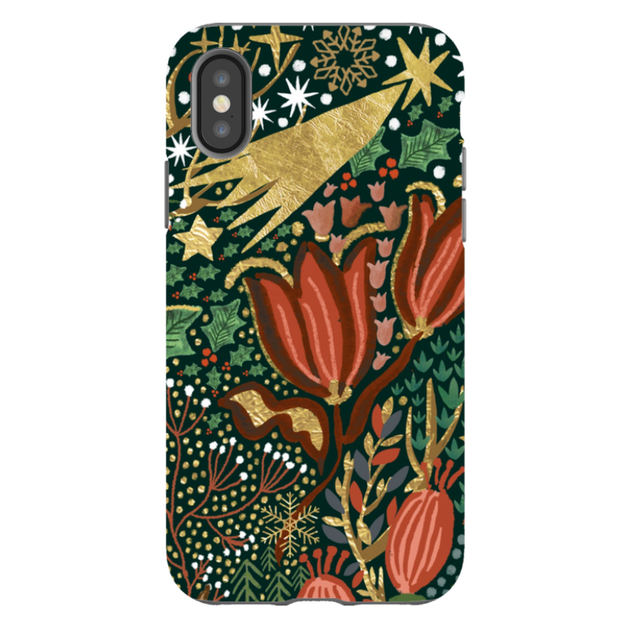 iPhone Tough Case - Winter Deer III By Emma Frances Grant