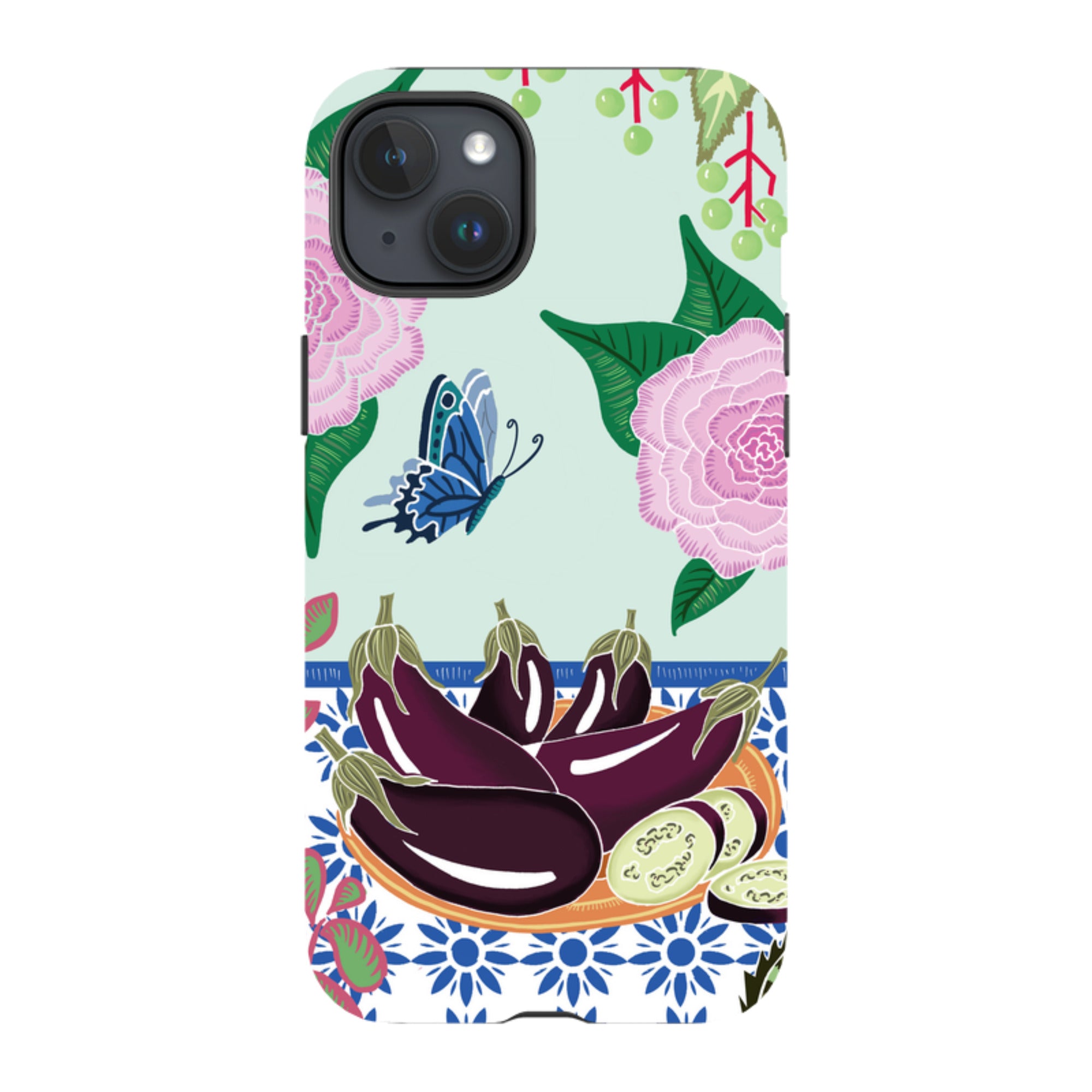 iPhone Tough Case - Aubergines By Kate Heiss
