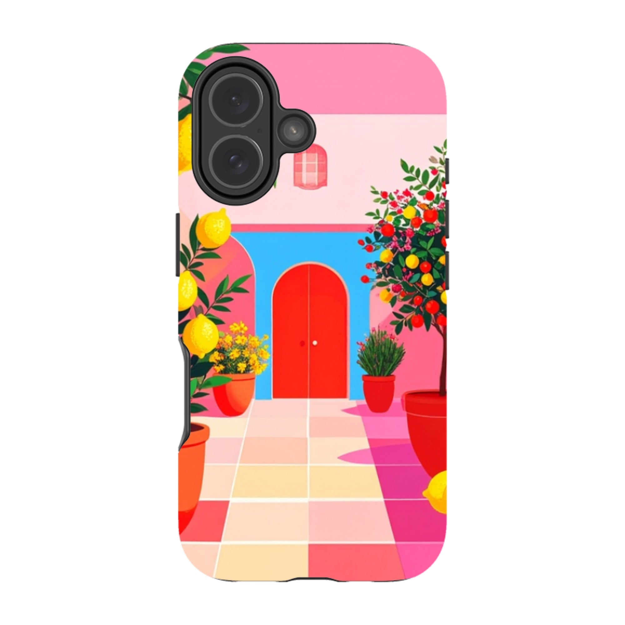 iPhone Tough Case - Red Garden