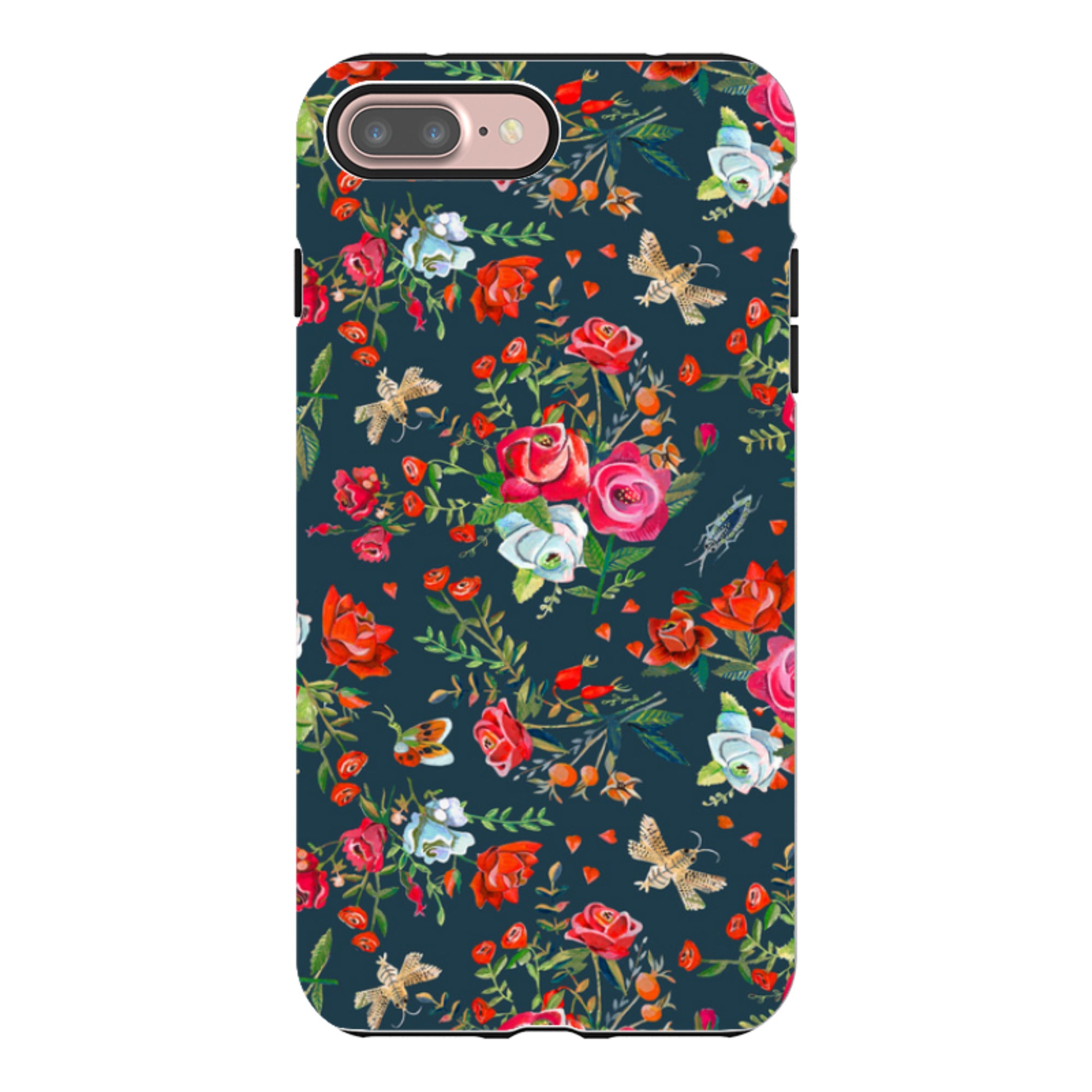 iPhone Tough Case - Blue Roses By Caroline Bonne Muller