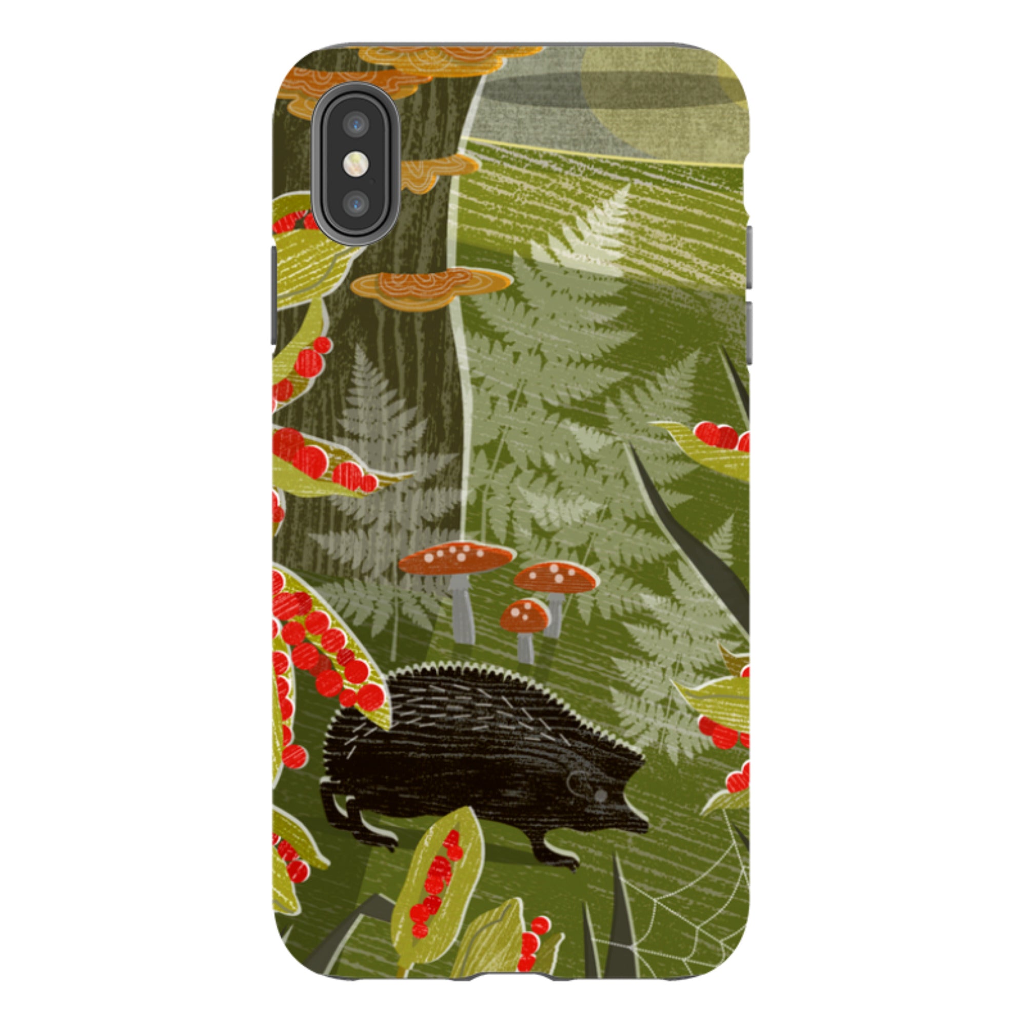 iPhone Tough Case - October Hedgehog By Liane Payne