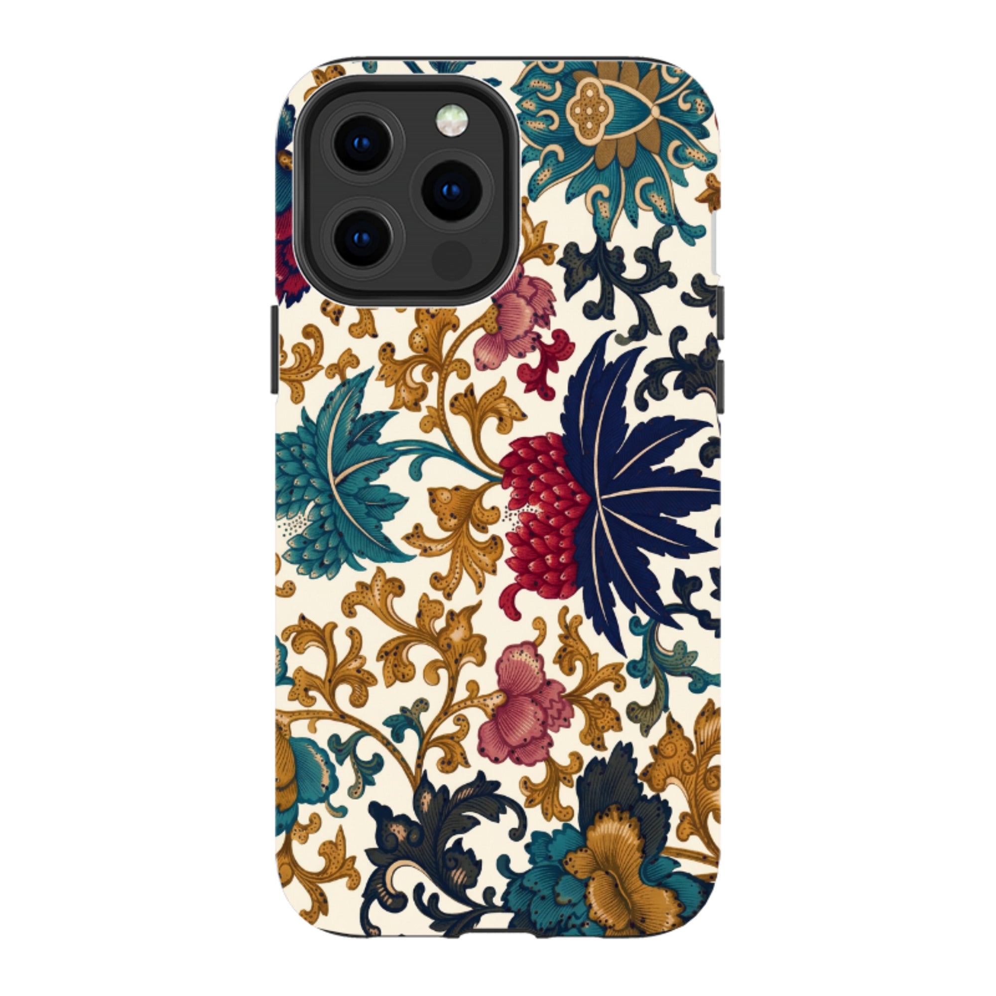 iPhone Tough Case - Vintage Damask Floral