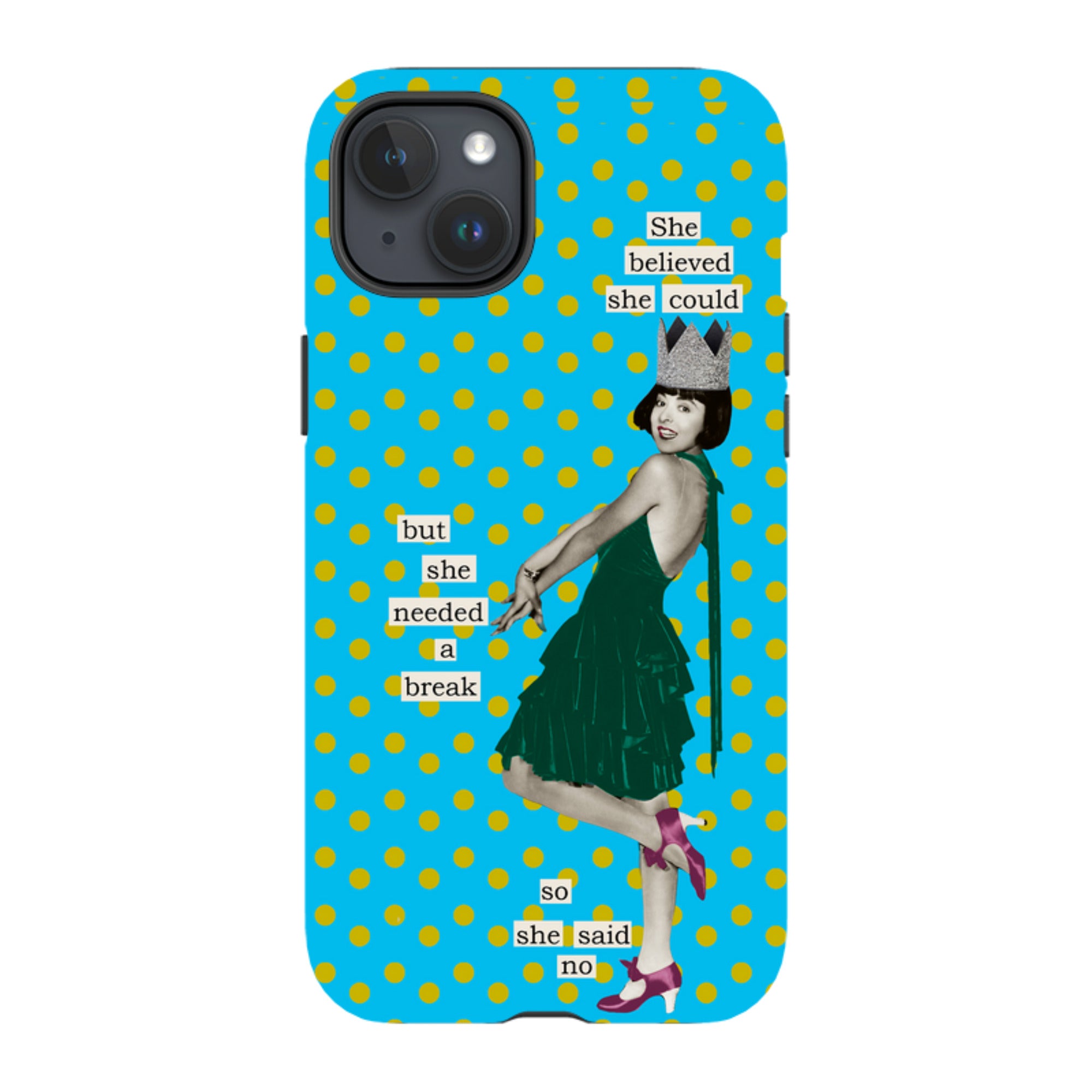 iPhone Tough Case - She Believed She Could By Clare Jordan