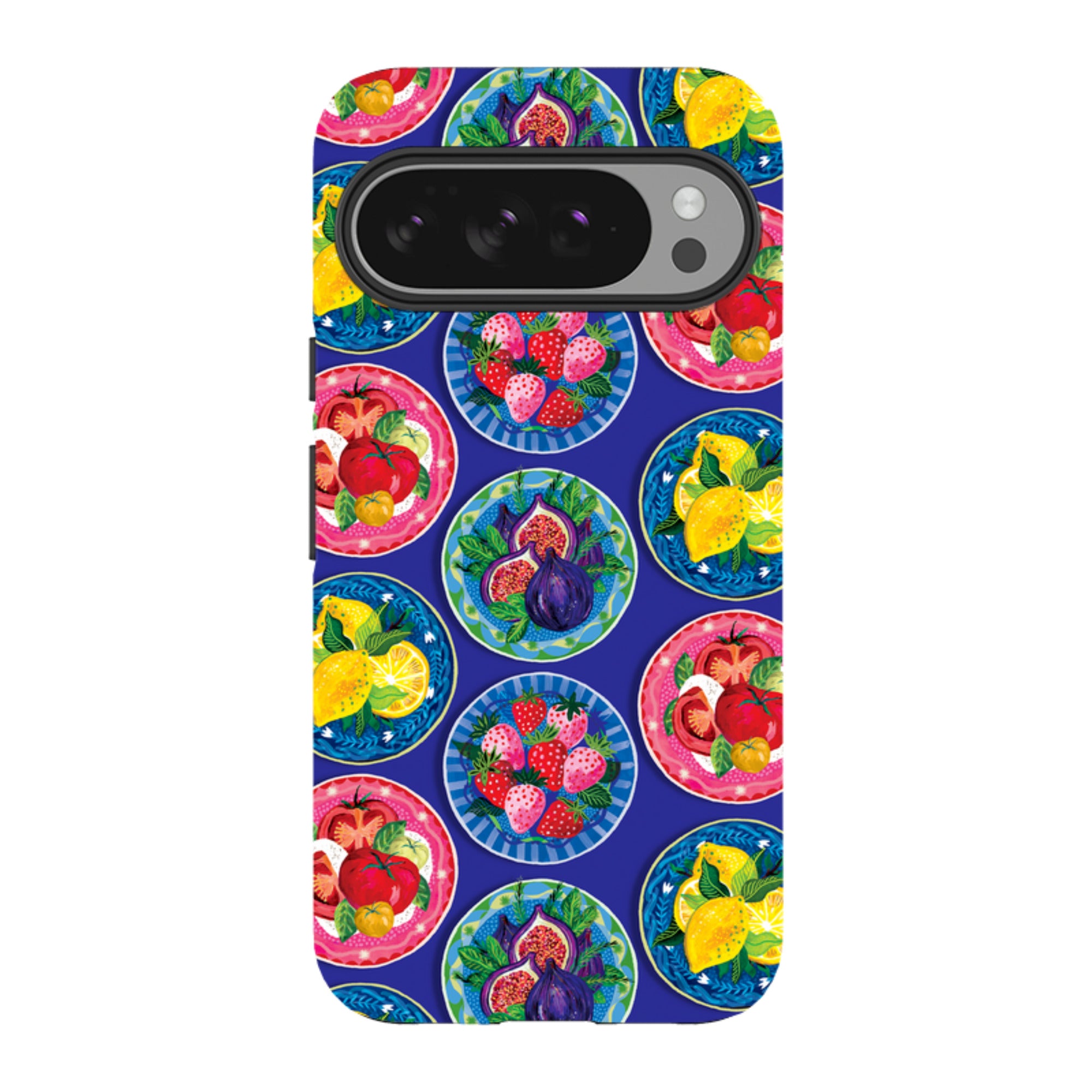 Google Tough Case - Summer Plates Blue By Emma Frances Grant