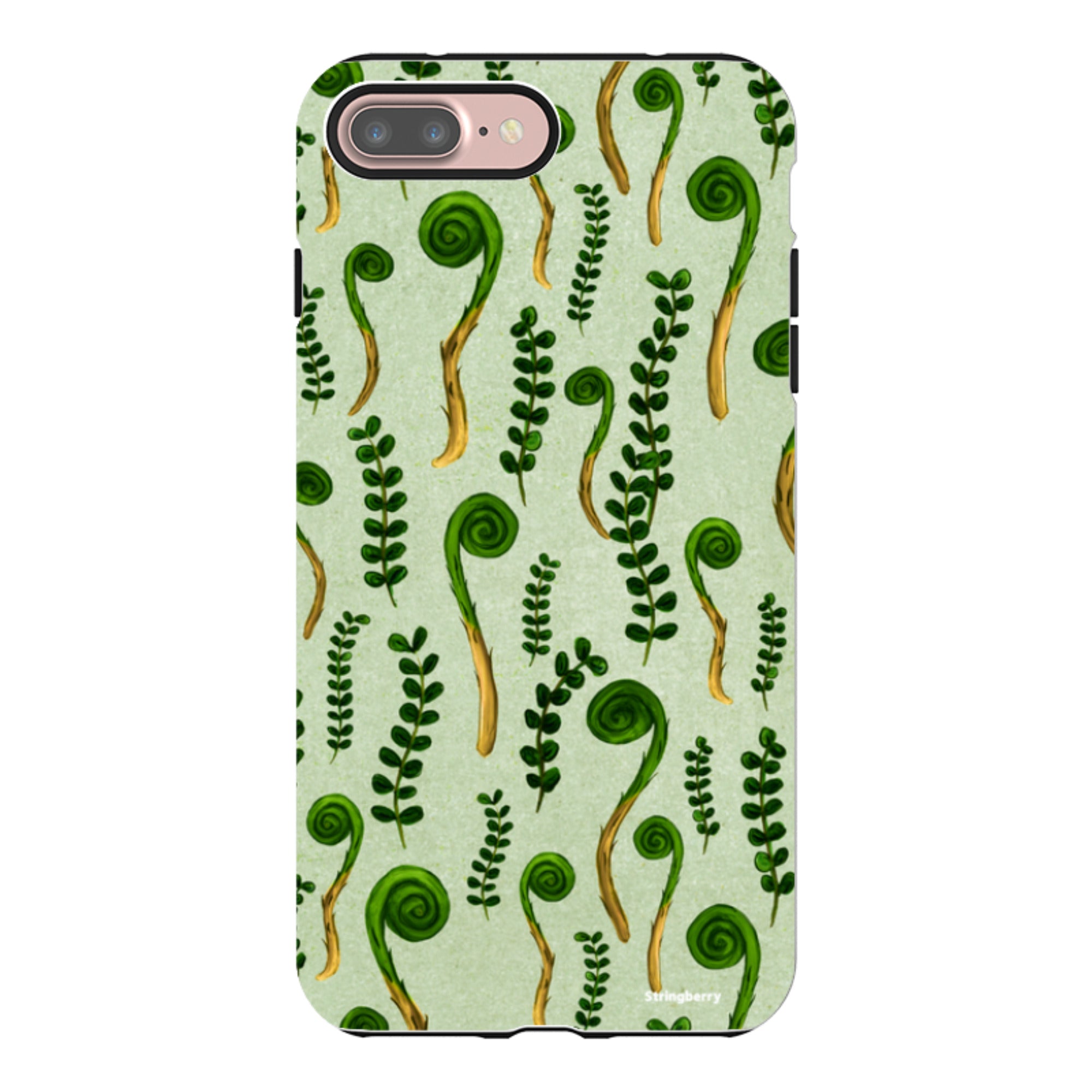 iPhone Tough Case - Fern Fronds By Katherine Quinn