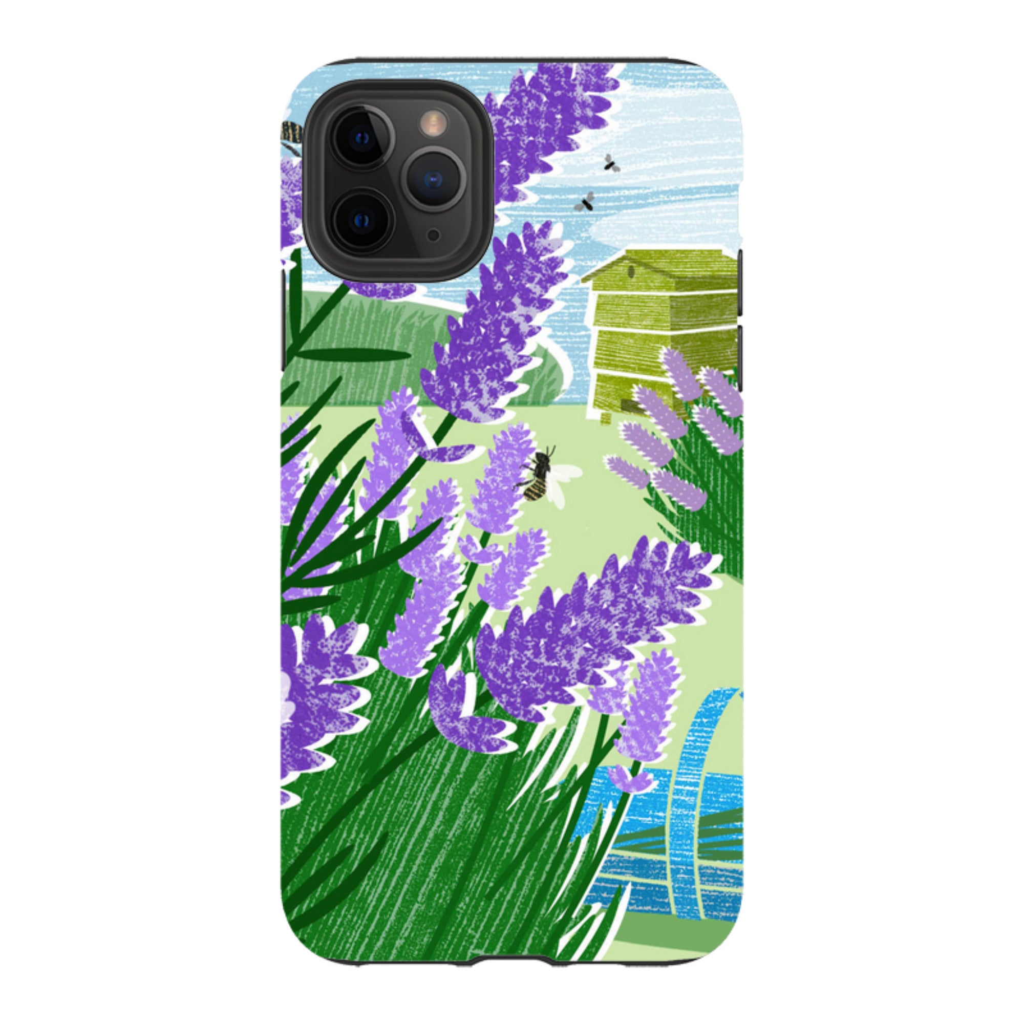 iPhone Tough Case - Lavender Garden By Liane Payne