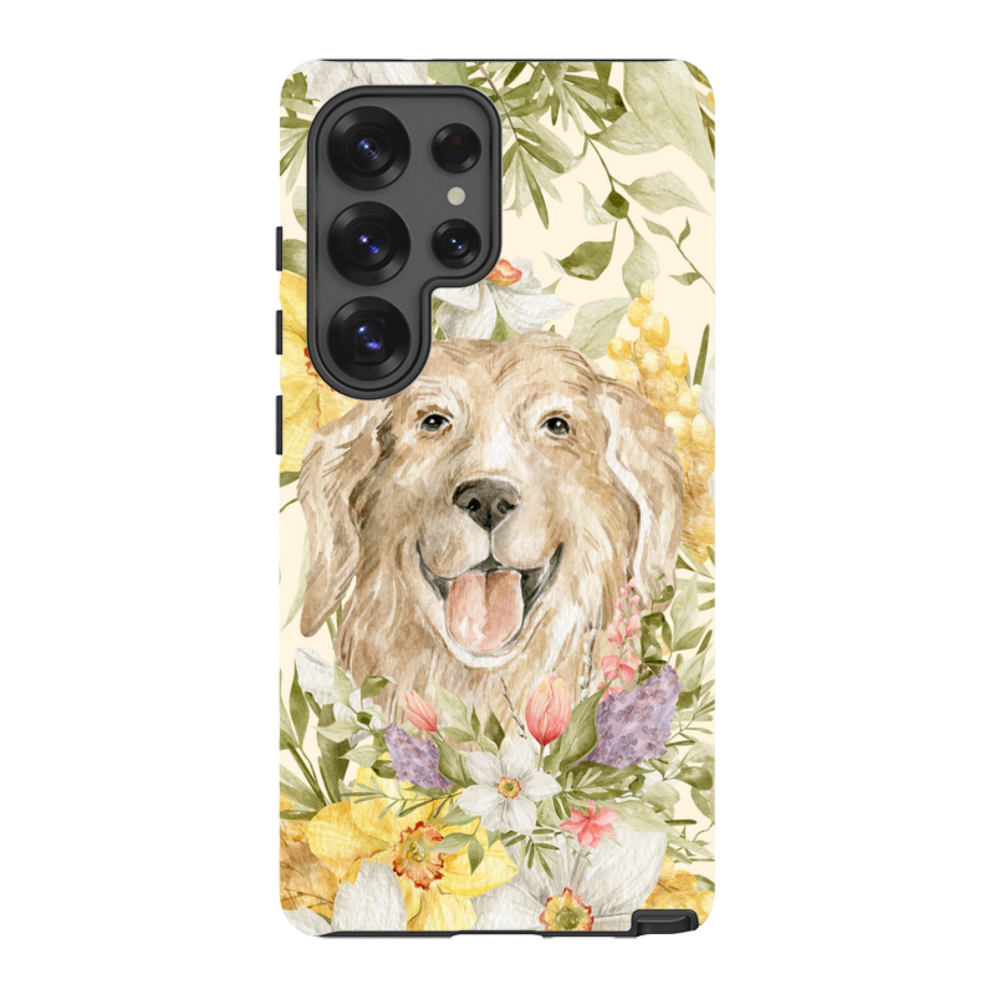 Samsung Tough Case - Floral Dog