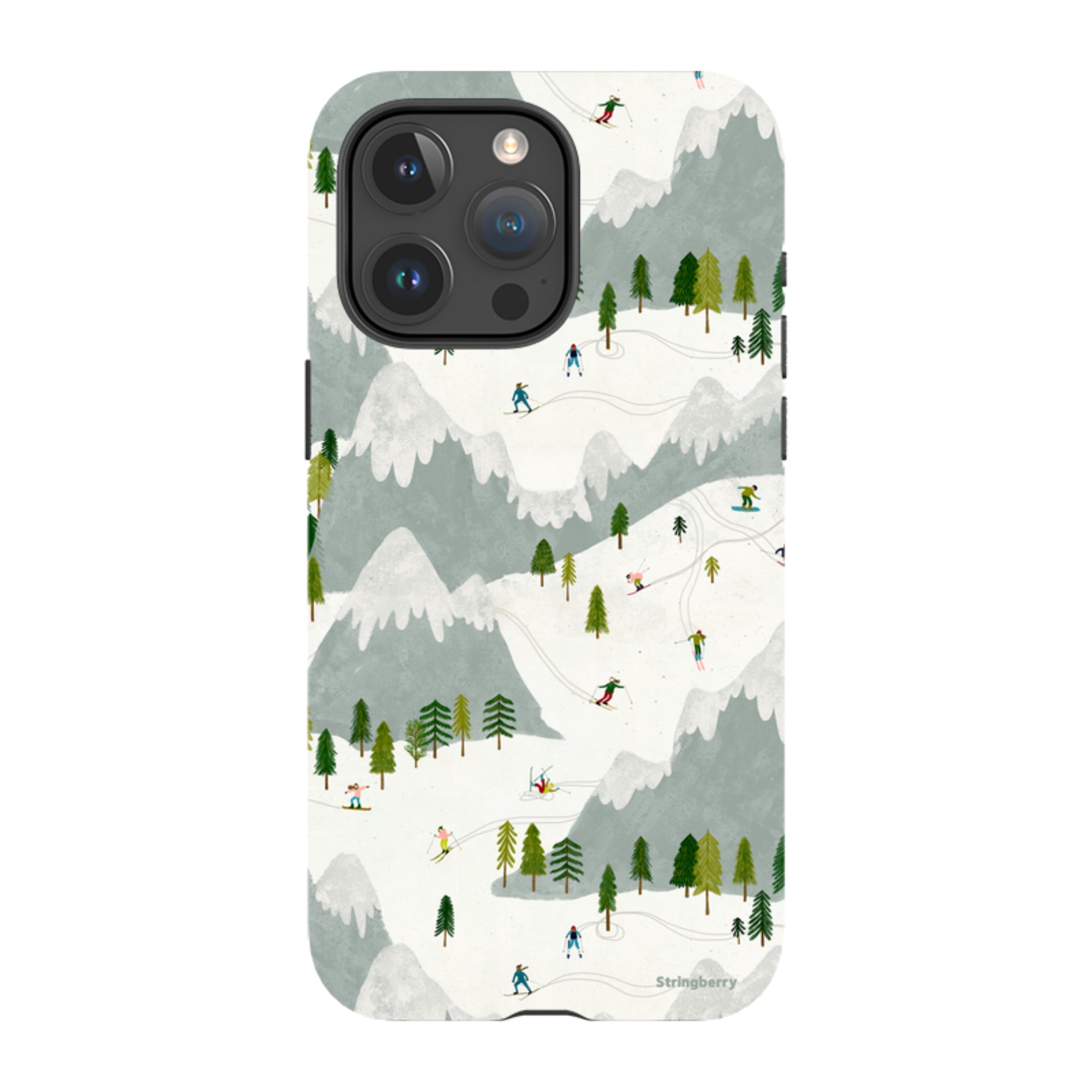iPhone Tough Case - Winter Landscape I By Katherine Quinn