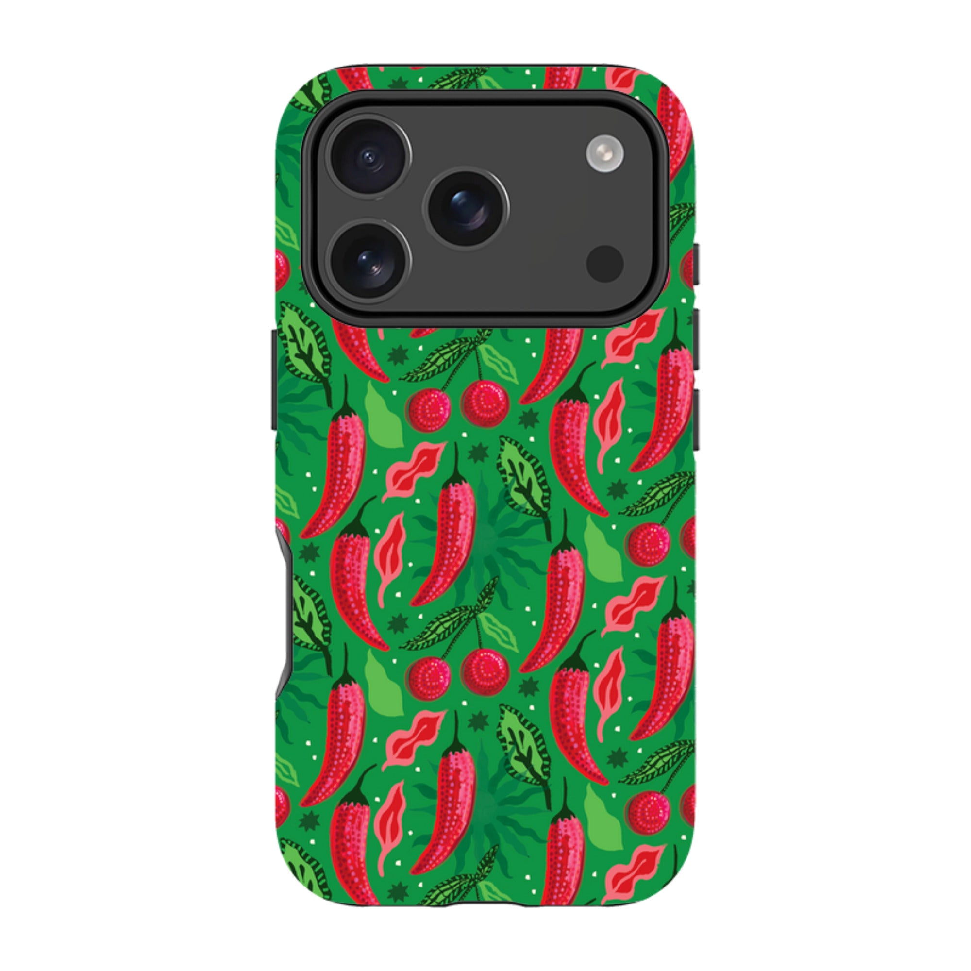 iPhone MagSafe Tough Case - Chilli Cherry By Emma Frances Grant