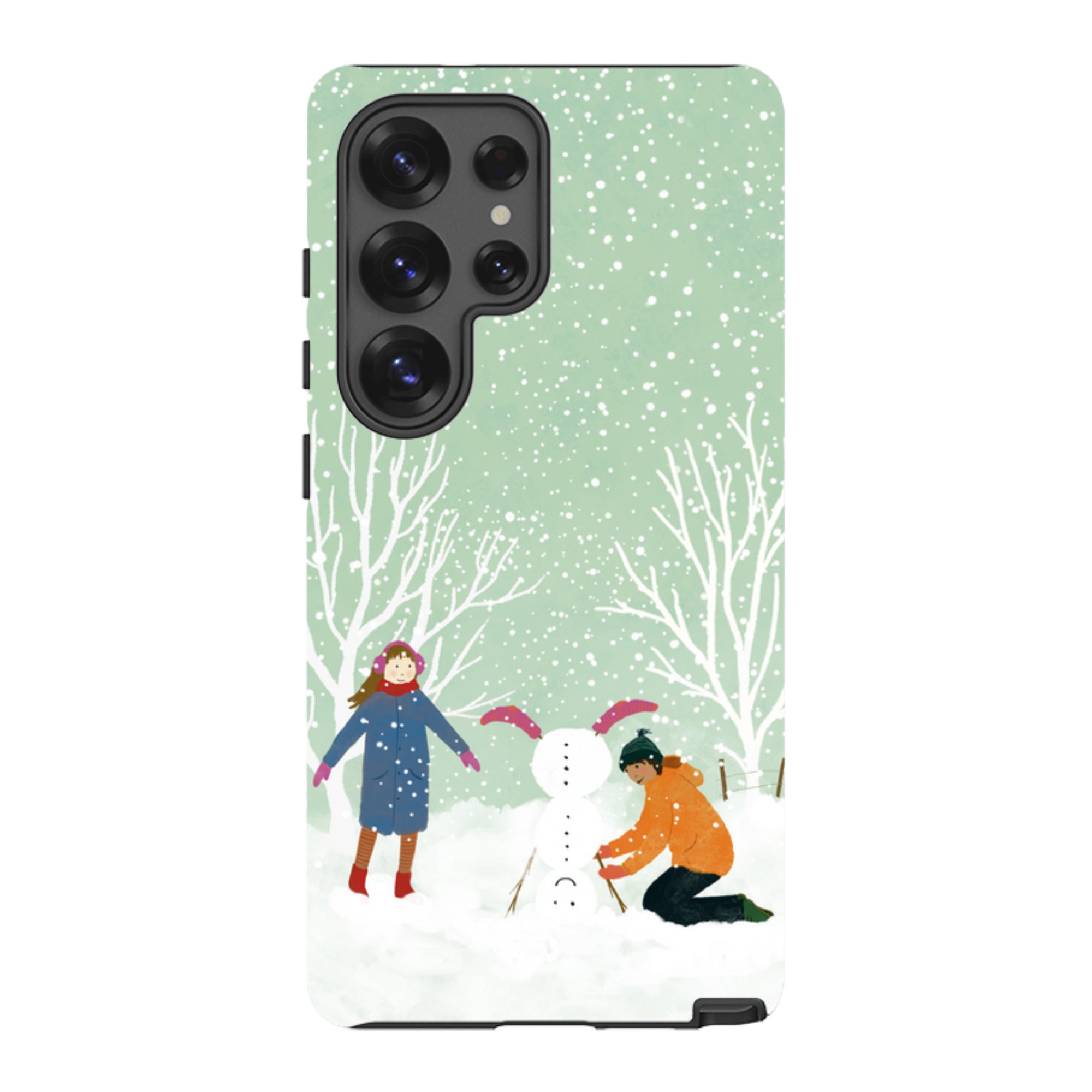 Samsung Tough Case - Snowball Building By Katherine Quinn