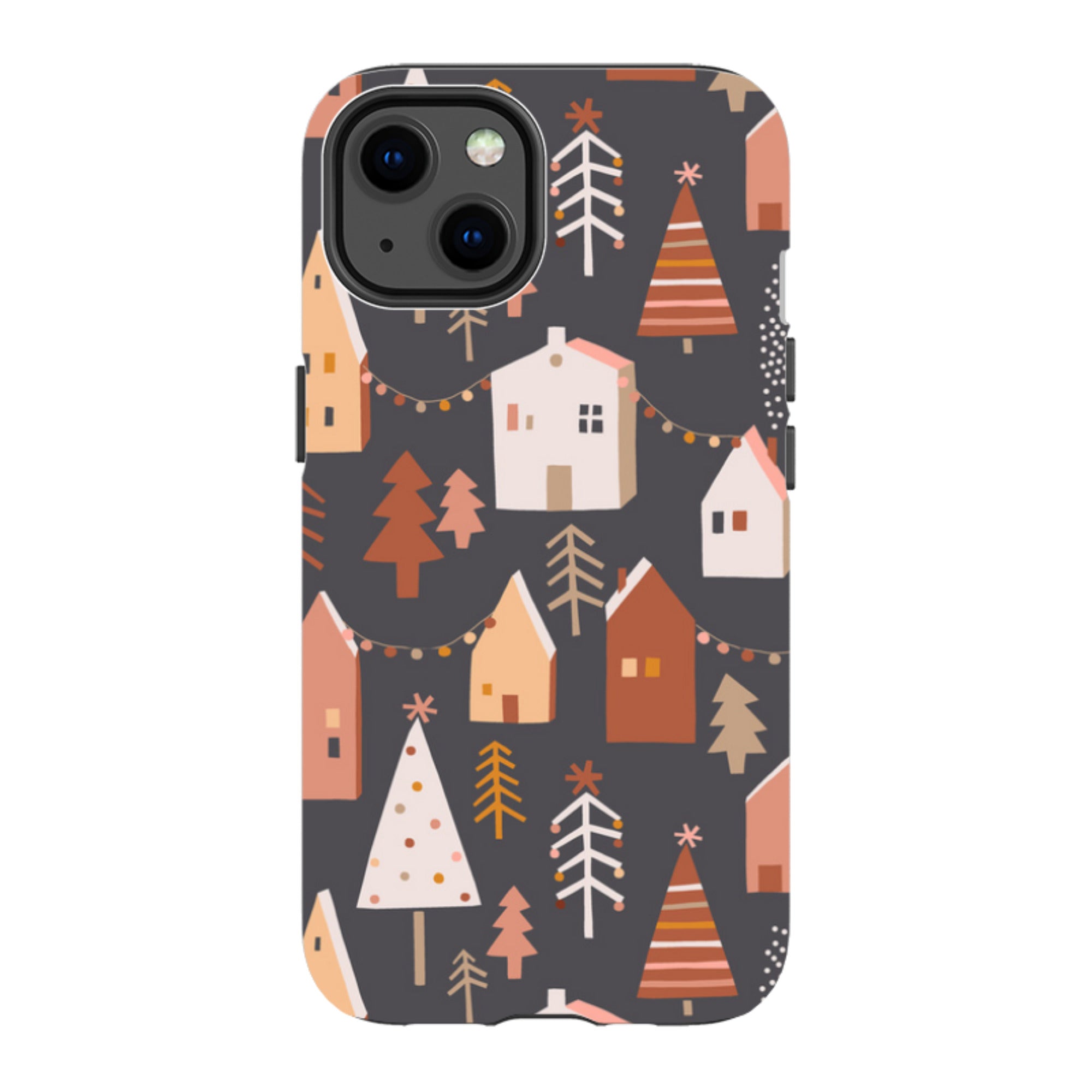 iPhone Tough Case - Street Xmas Dark