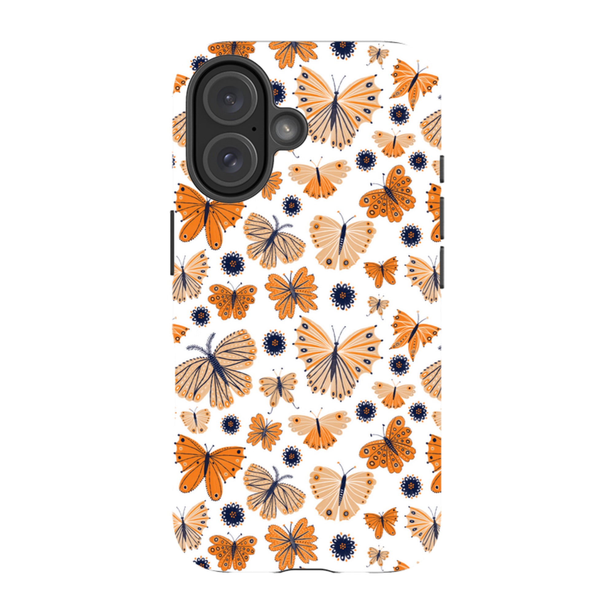 iPhone Tough Case - Butterfly Patterns By Lee Foster Wilson