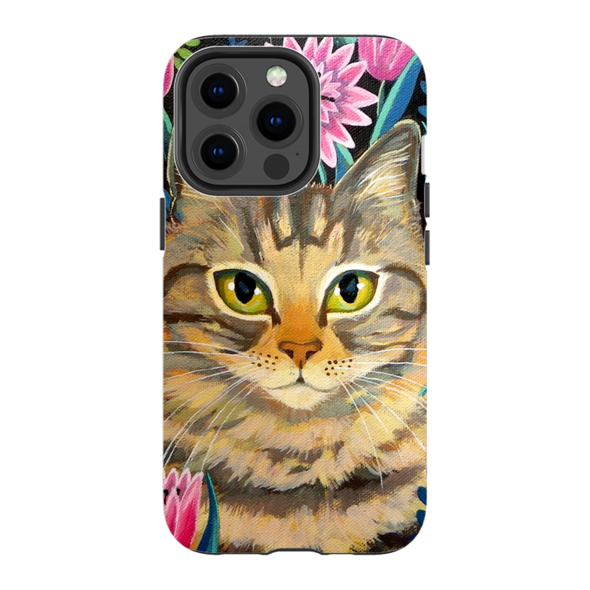 iPhone MagSafe Tough Case - Tabby Cat By Mary Stubberfield
