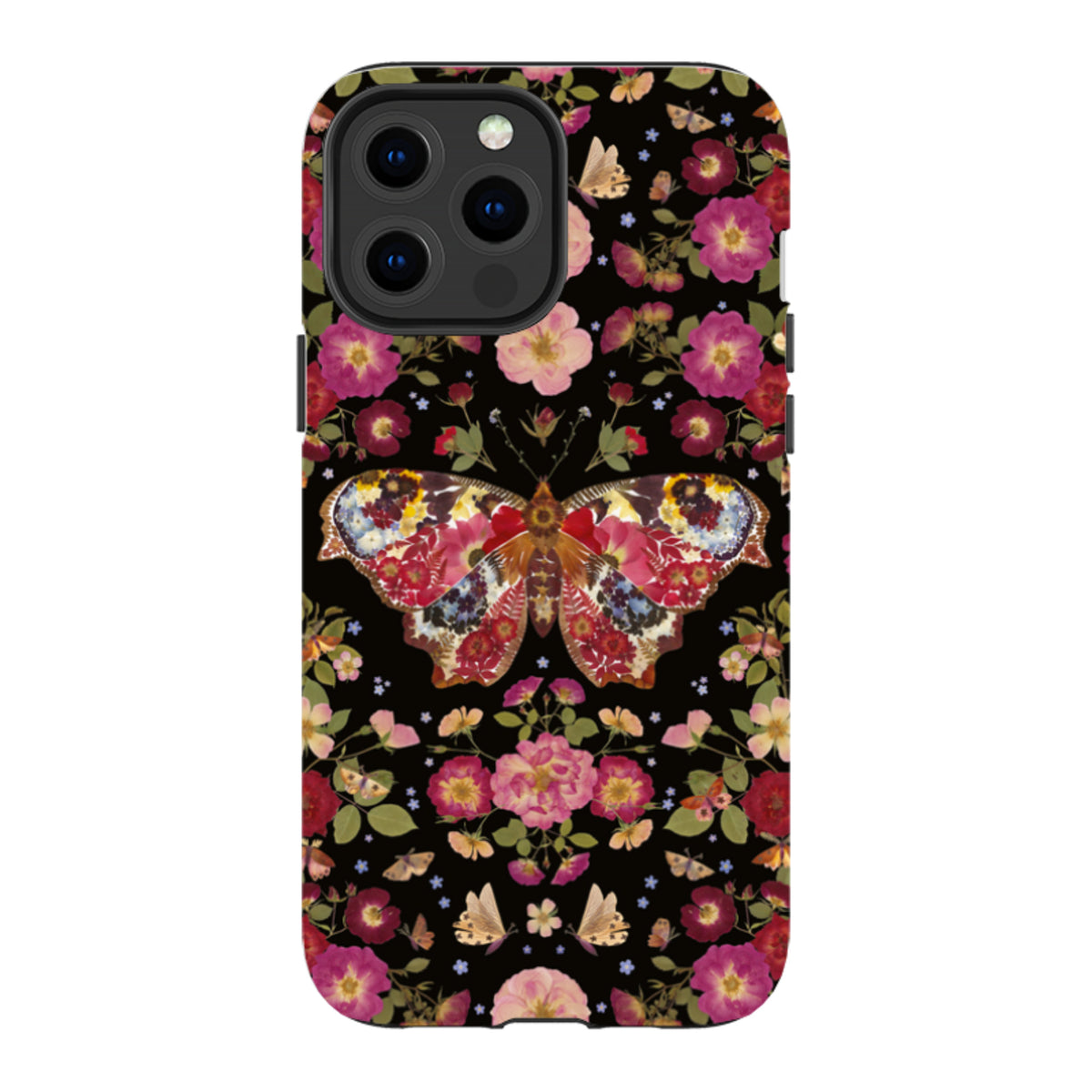 iPhone Tough Case - Midnight Butterfly By Helen Ahpornsiri