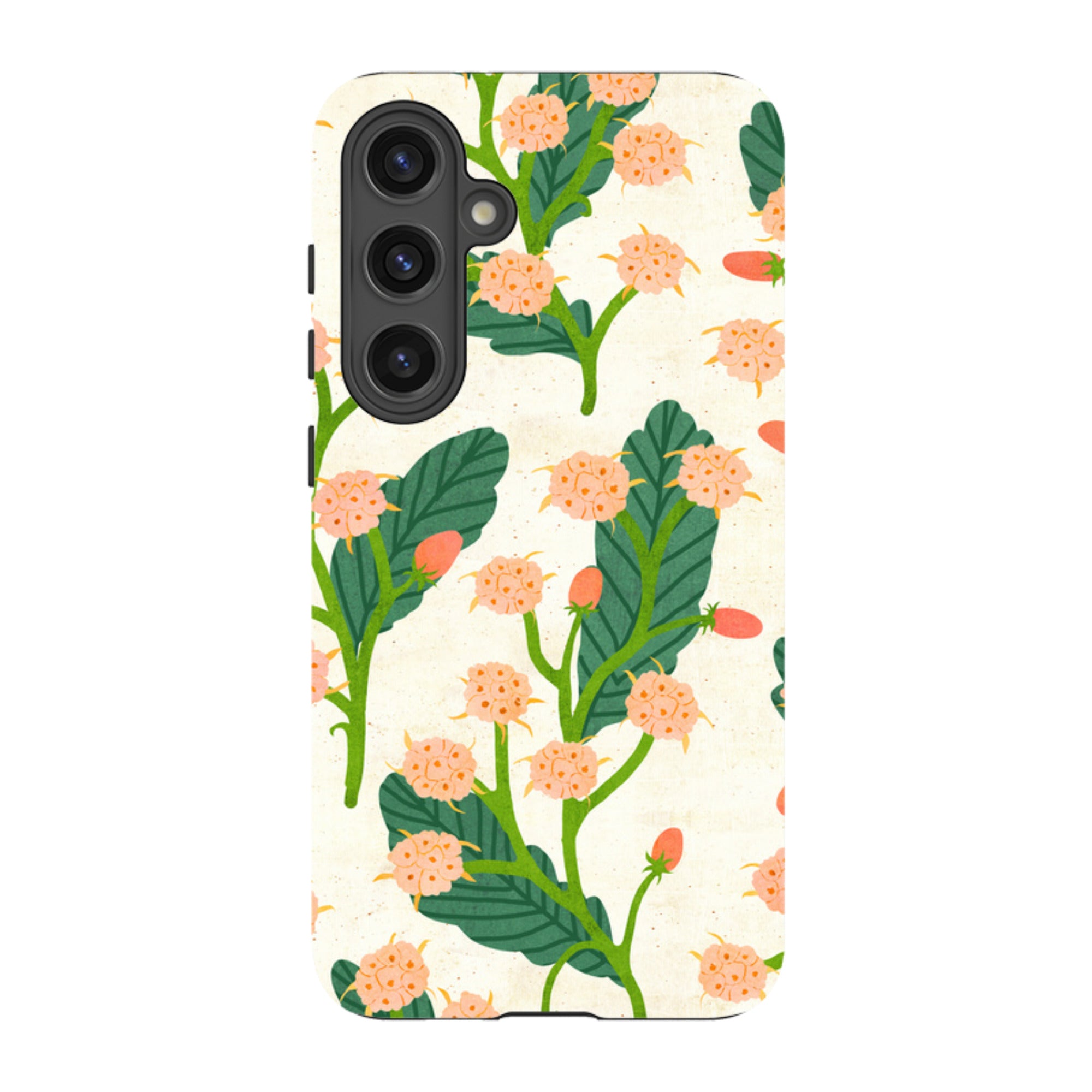 Samsung Tough Case - Summer Seeds Cream By Katherine Quinn