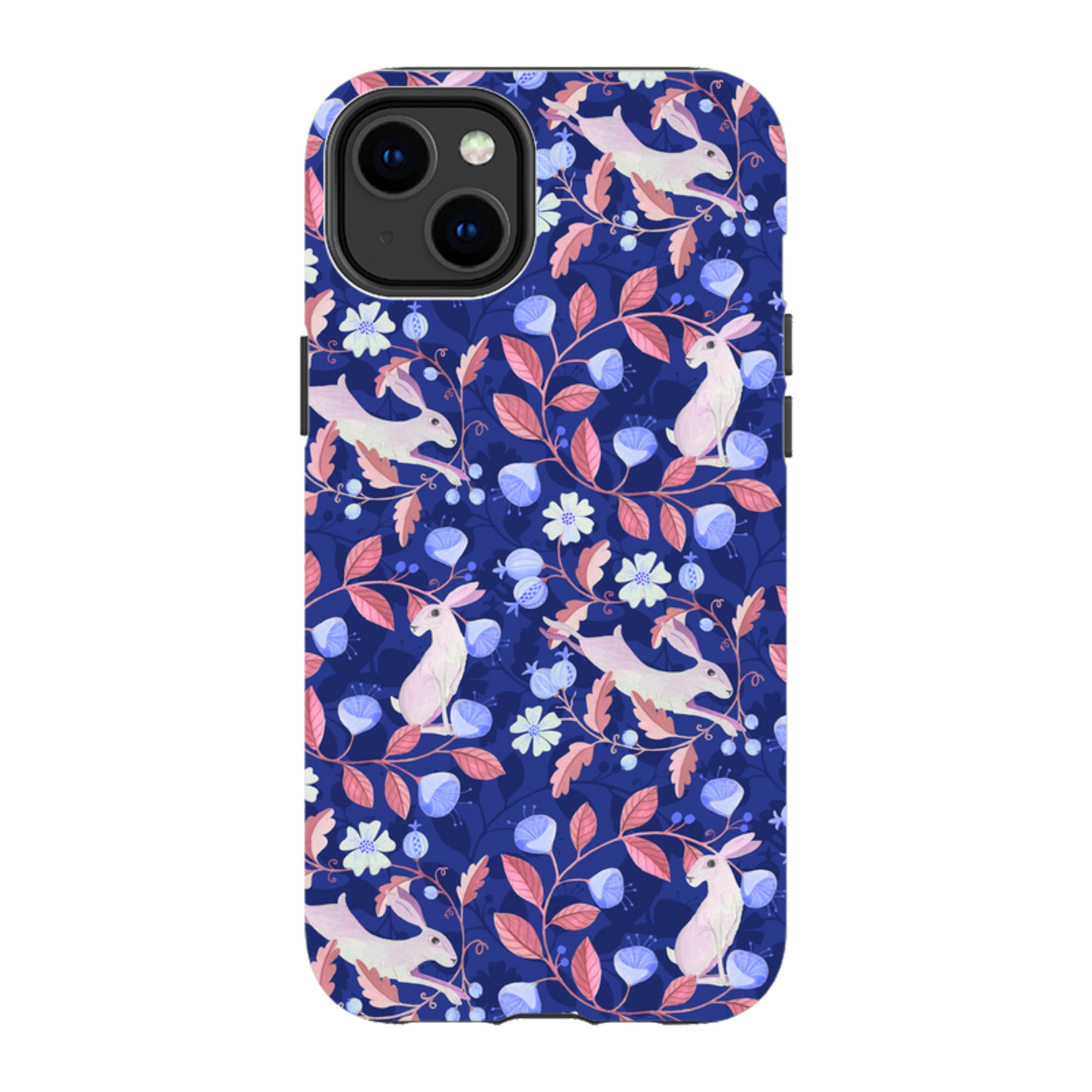 iPhone Tough Case - Hare Pattern By Bex Parkin