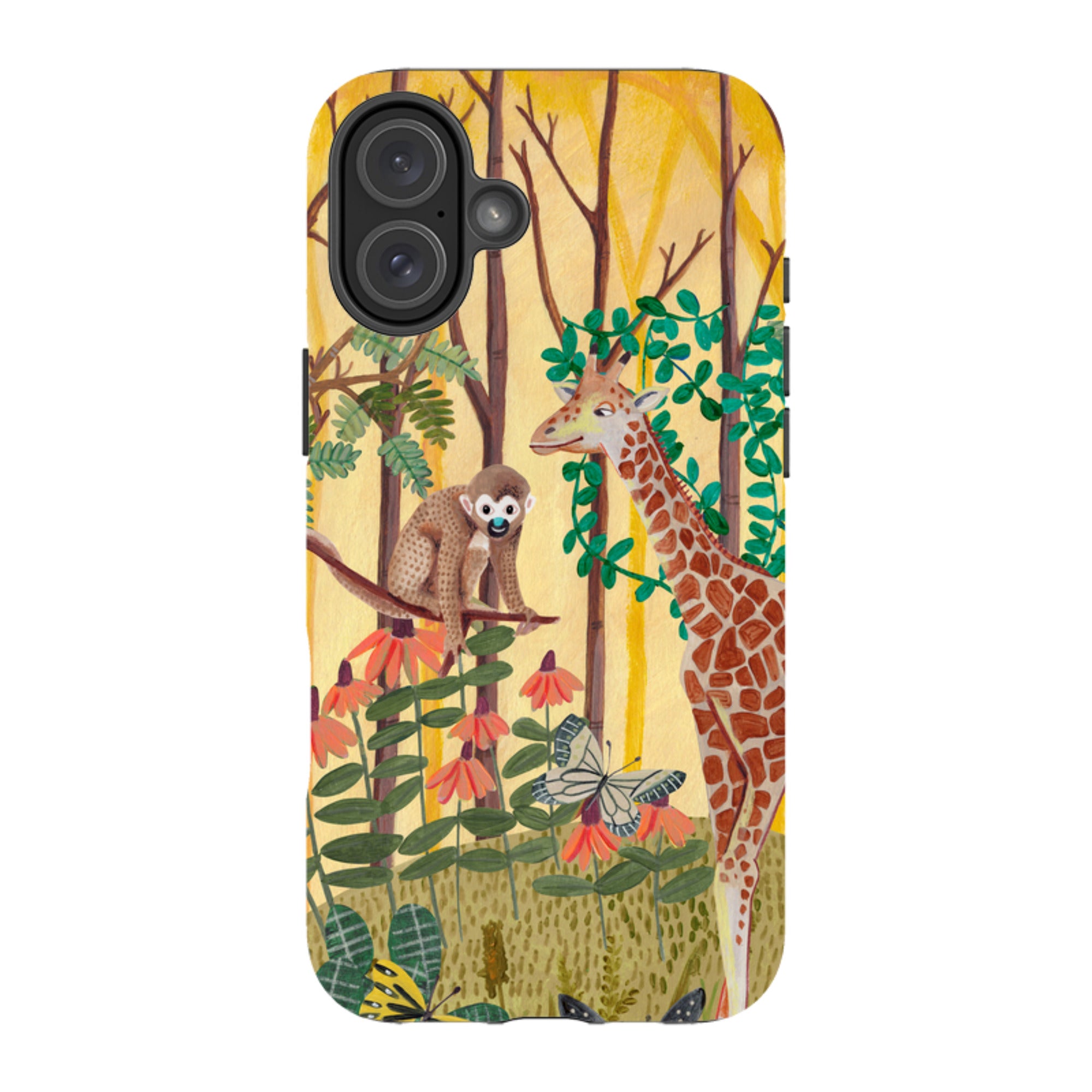 iPhone Tough Case - Giraffe By Caroline Bonne Muller