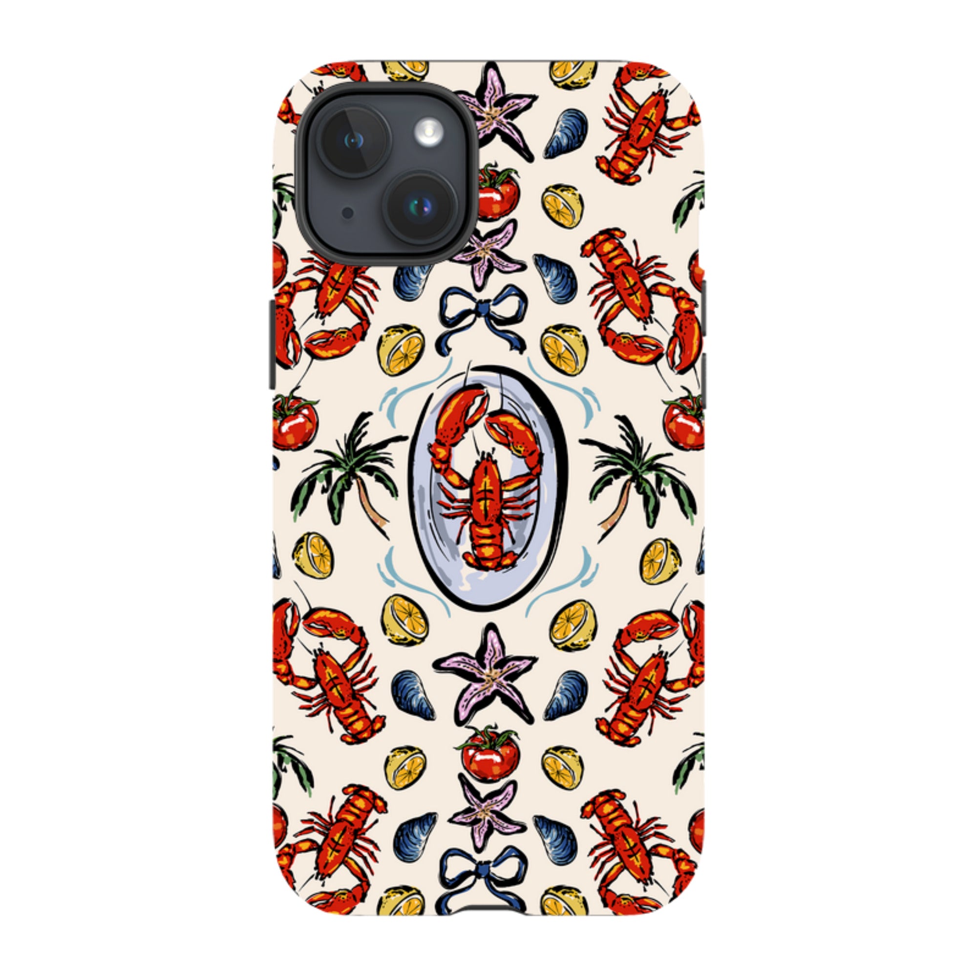 iPhone MagSafe Tough Case - Seafood and Palm Trees