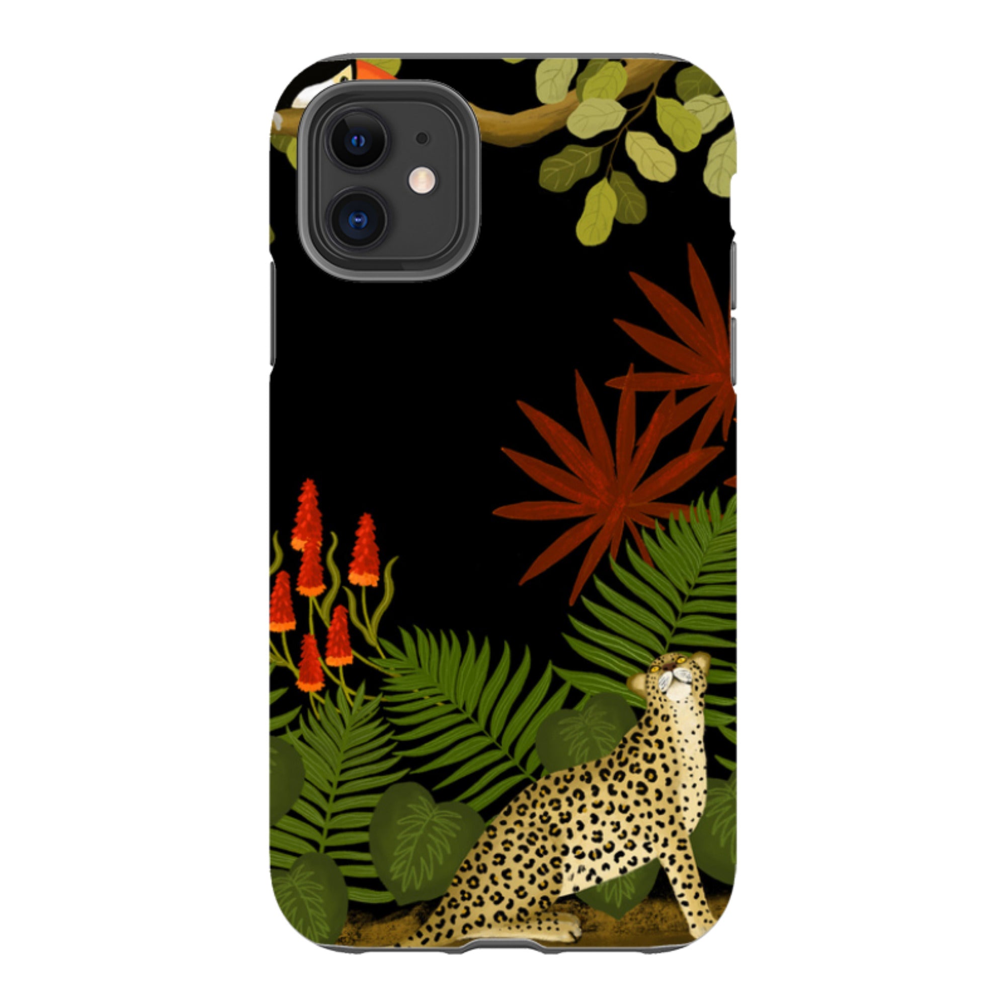 iPhone Tough Case - Toucan Leopard By Bex Parkin