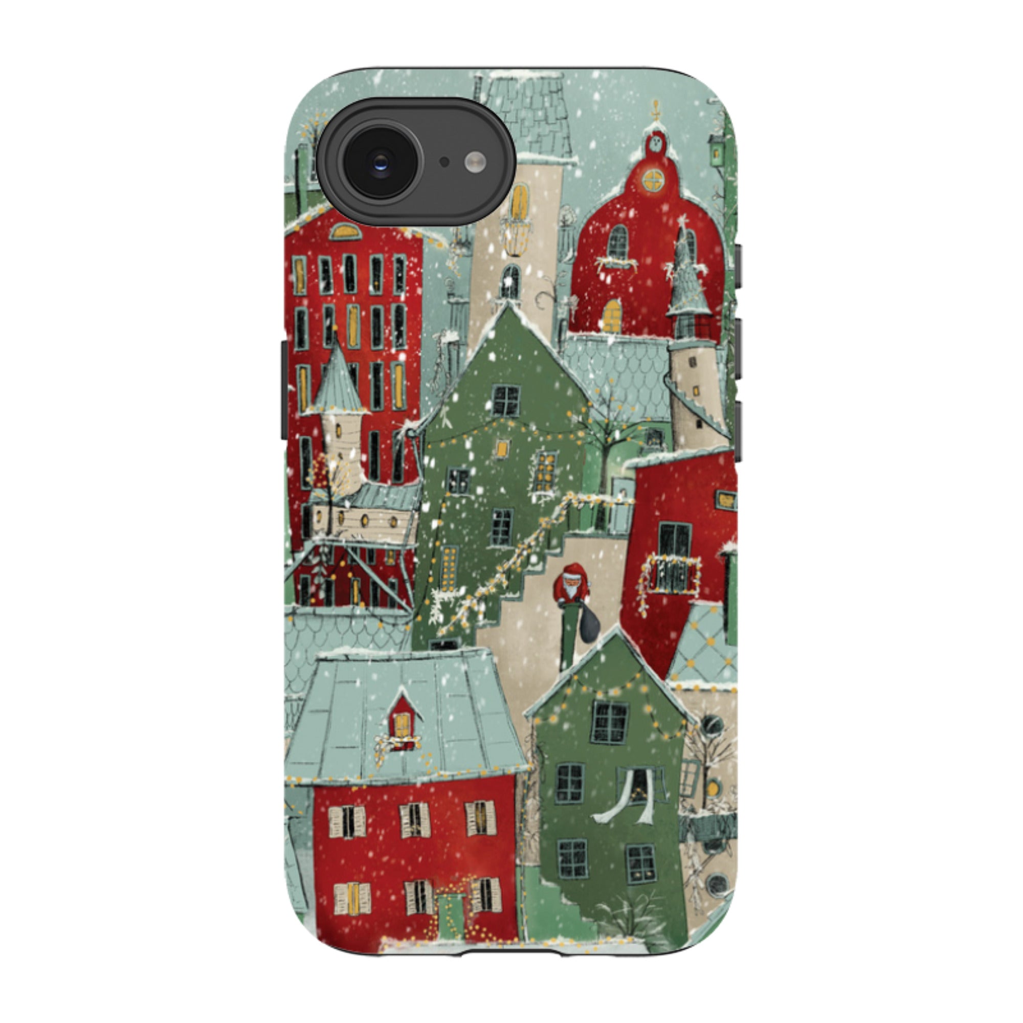 iPhone Tough Case - Citywinkles Red By Maja Lindberg
