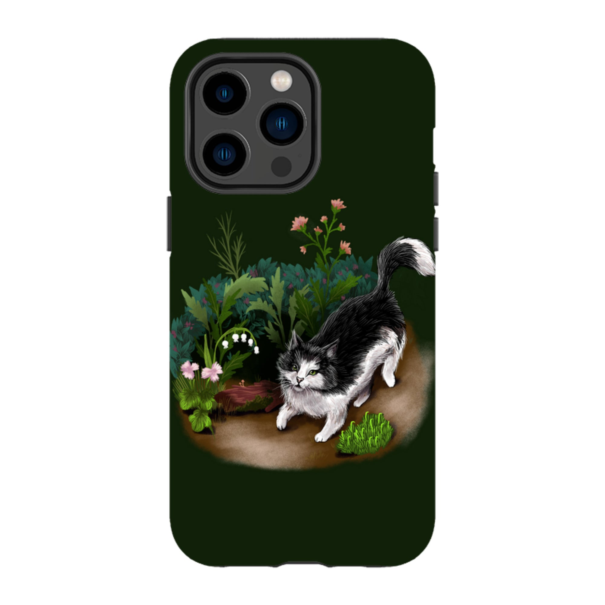 iPhone MagSafe Tough Case -  Munchkin Cat By Anna Stead