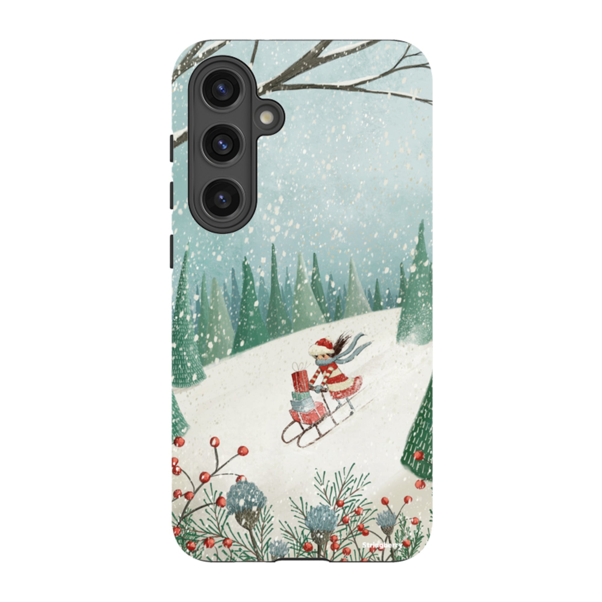 Samsung Tough Case - Sleigh Delivery By Maja Lindberg